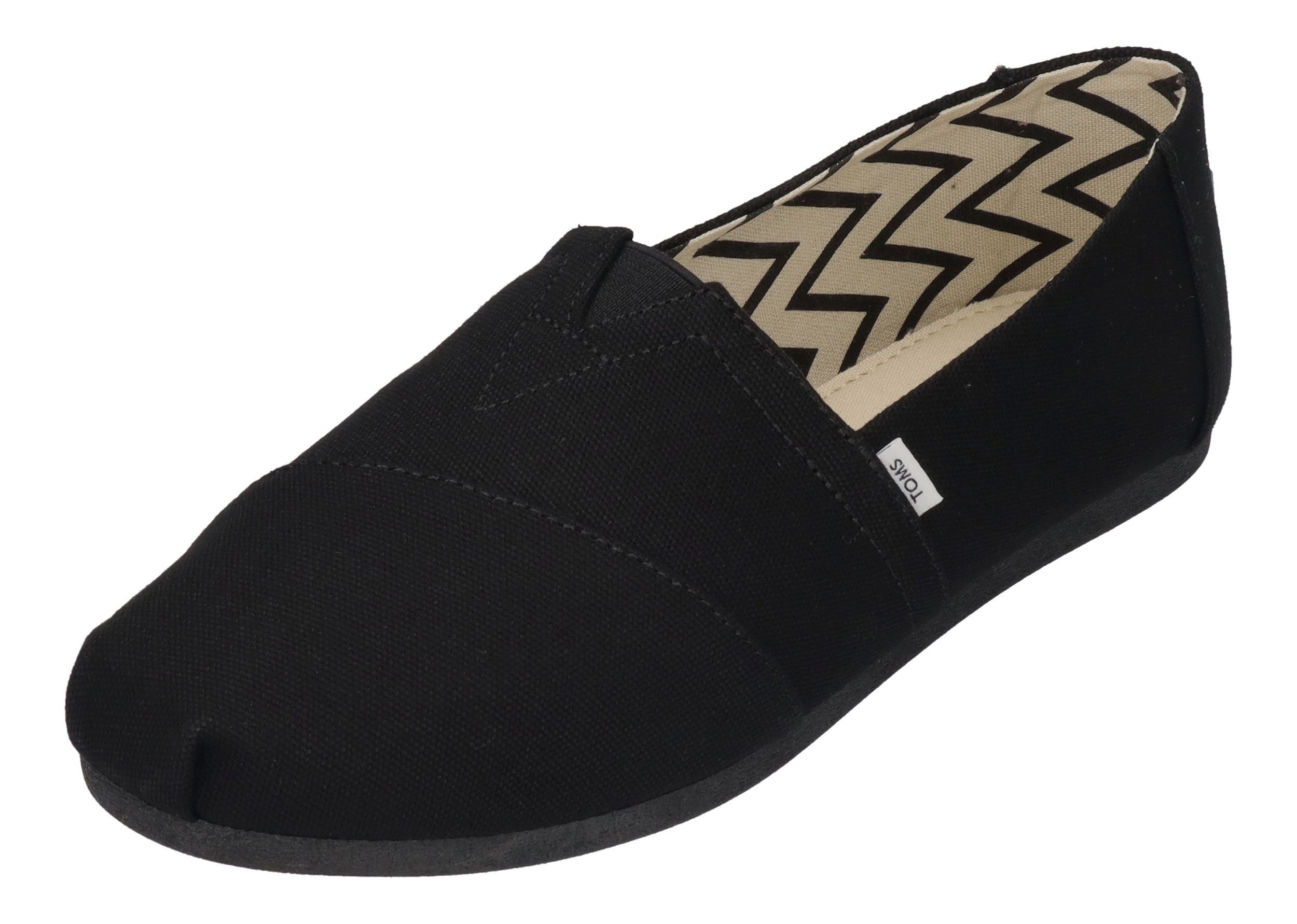 TOMS ALPARGATA WIDE Espadrille Black Black