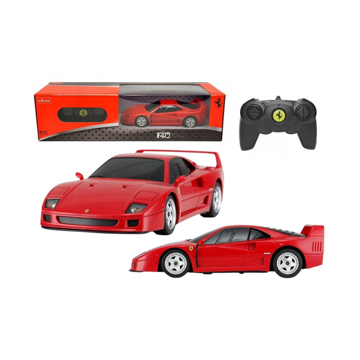 Wisam RC-Auto RC Sportwagen 1:24 Ferngesteuerter Ferrari F40 Rot