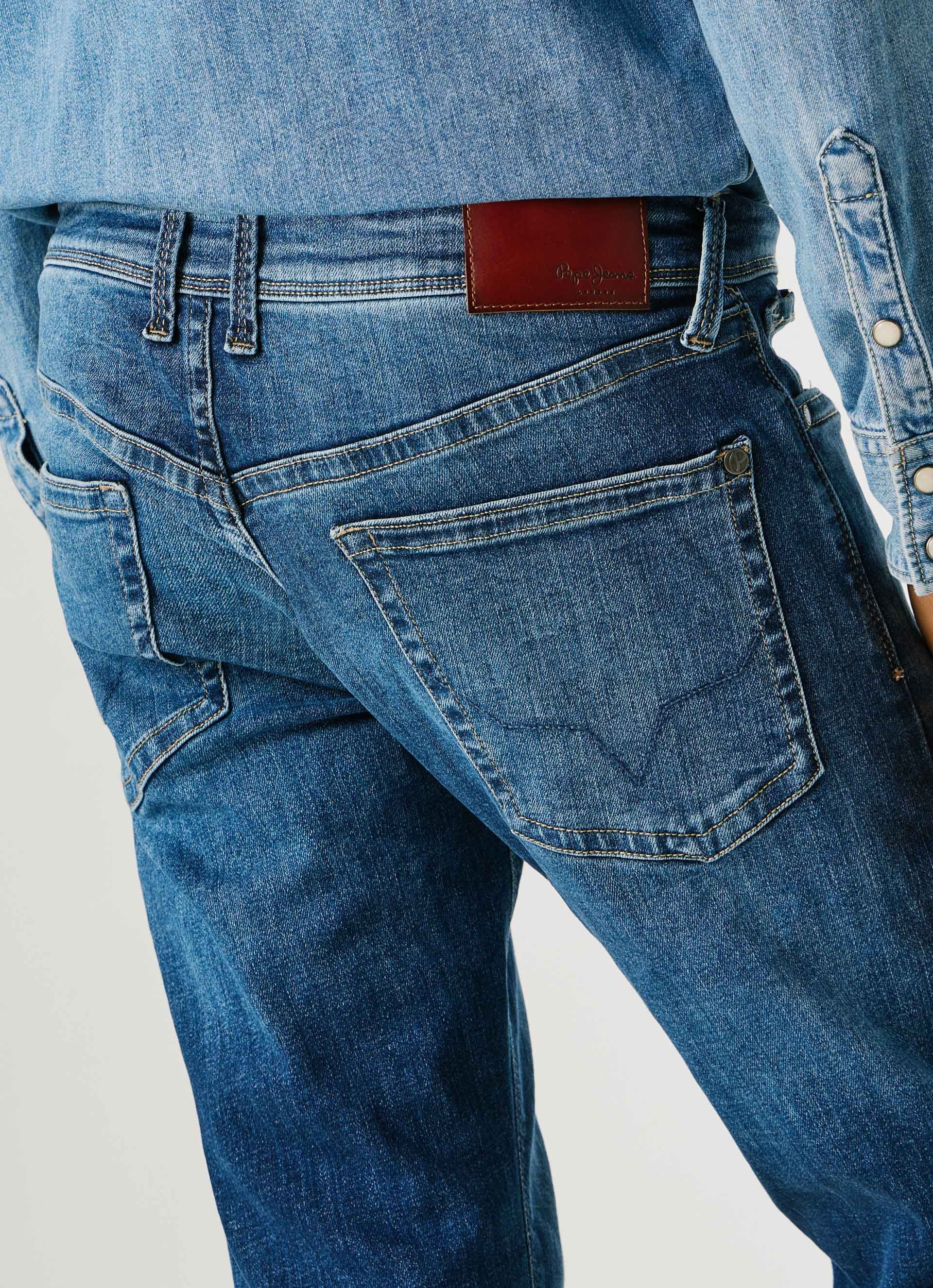Pepe Jeans Slim-fit-Jeans HATCH im 5-Pocket Design – Bild 5 von 5