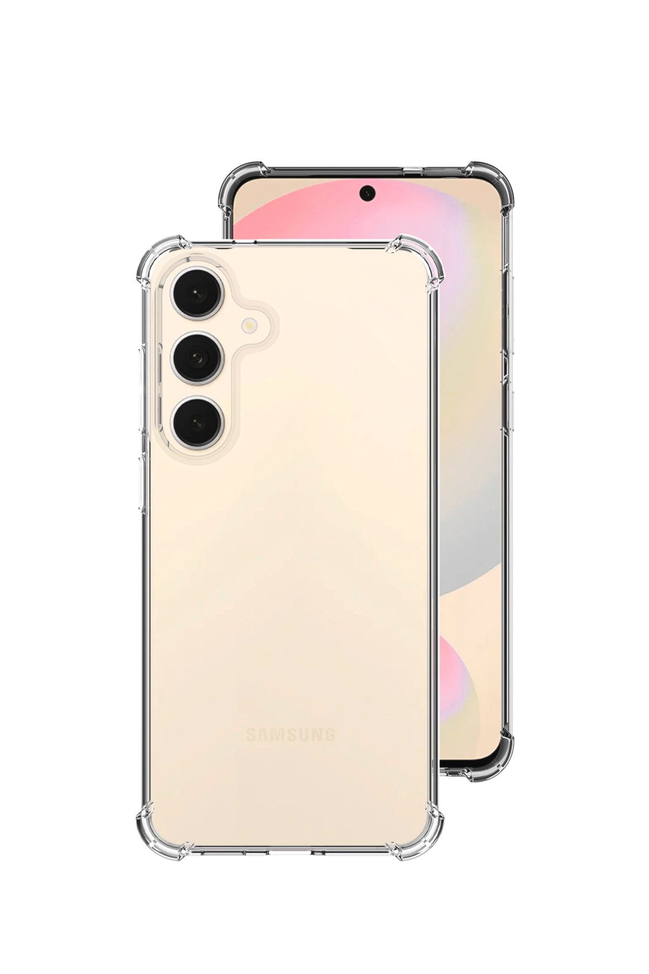 Handyhülle Designed for Samsung Mobeen Clear Cover für Galaxy S25 FE