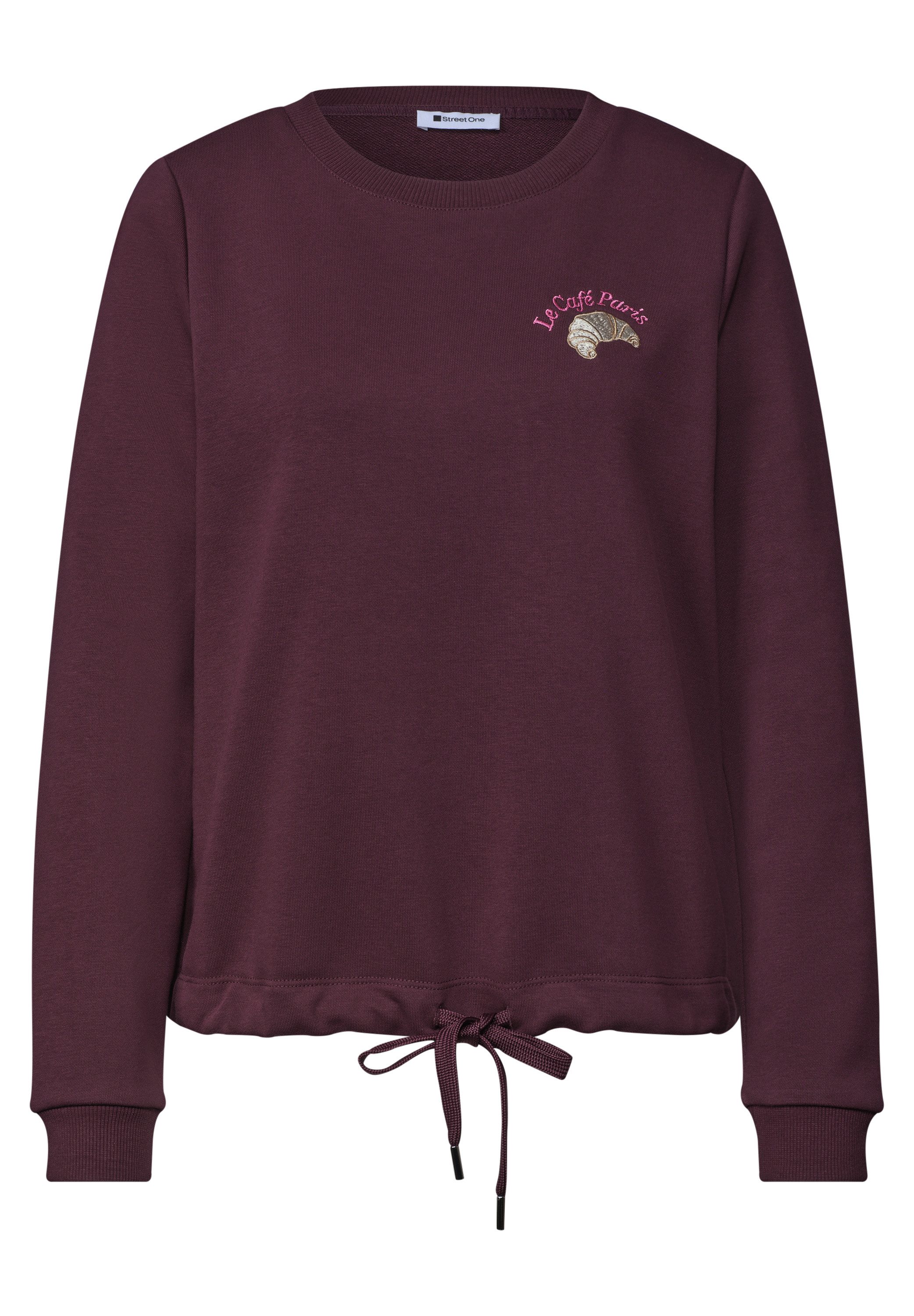 STREET ONE Sweatshirt mit Tunnelzug am Saum – Bild 4 von 5
