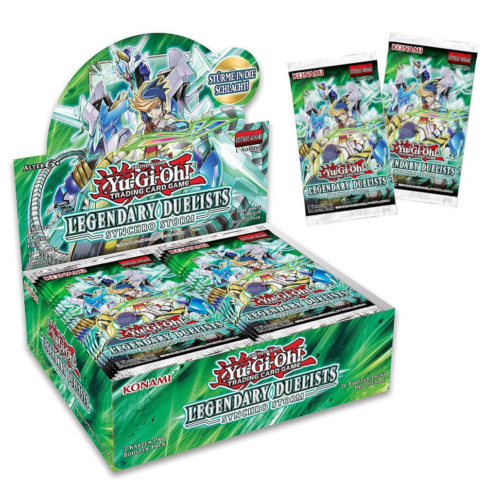 Yu-Gi-Oh Sammelkarte YGO YuGiOh! Legendary Duelists - Synchro Storm - 1  Display - 36 Booste, Yu-Gi-Oh Sammelkarten - Trading Cards