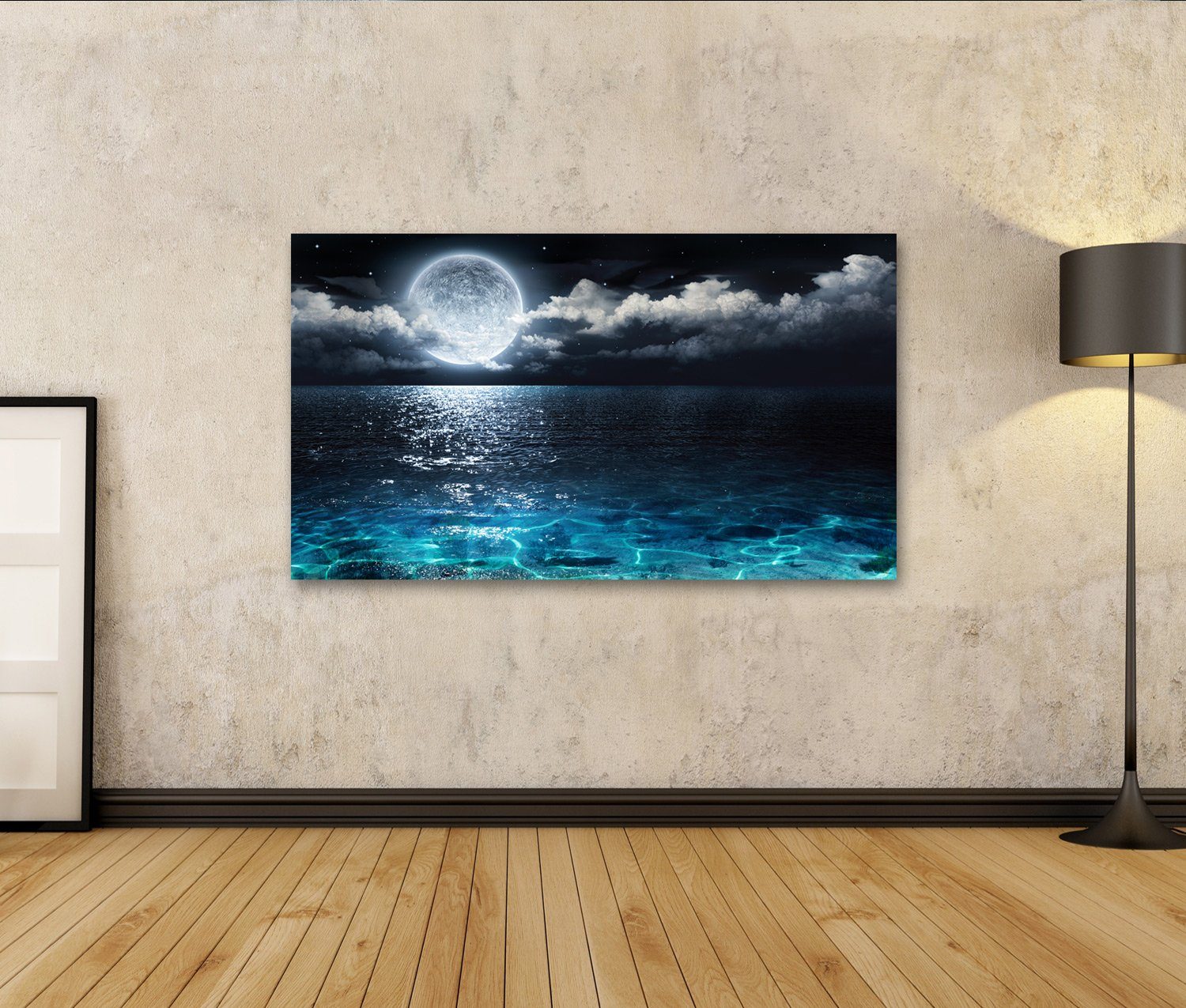 islandburner Leinwandbild Bild auf Leinwand Romantischen Und Malerischen Pa günstig online kaufen