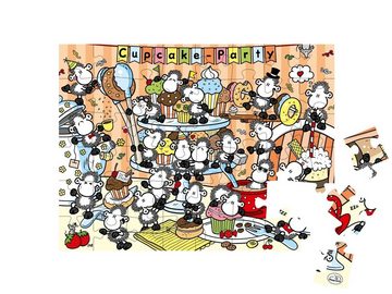 puzzleYOU Puzzle sheepworld – Cupcake-Party, 48 Puzzleteile, puzzleYOU-Kollektionen 48 Teile, Bestseller