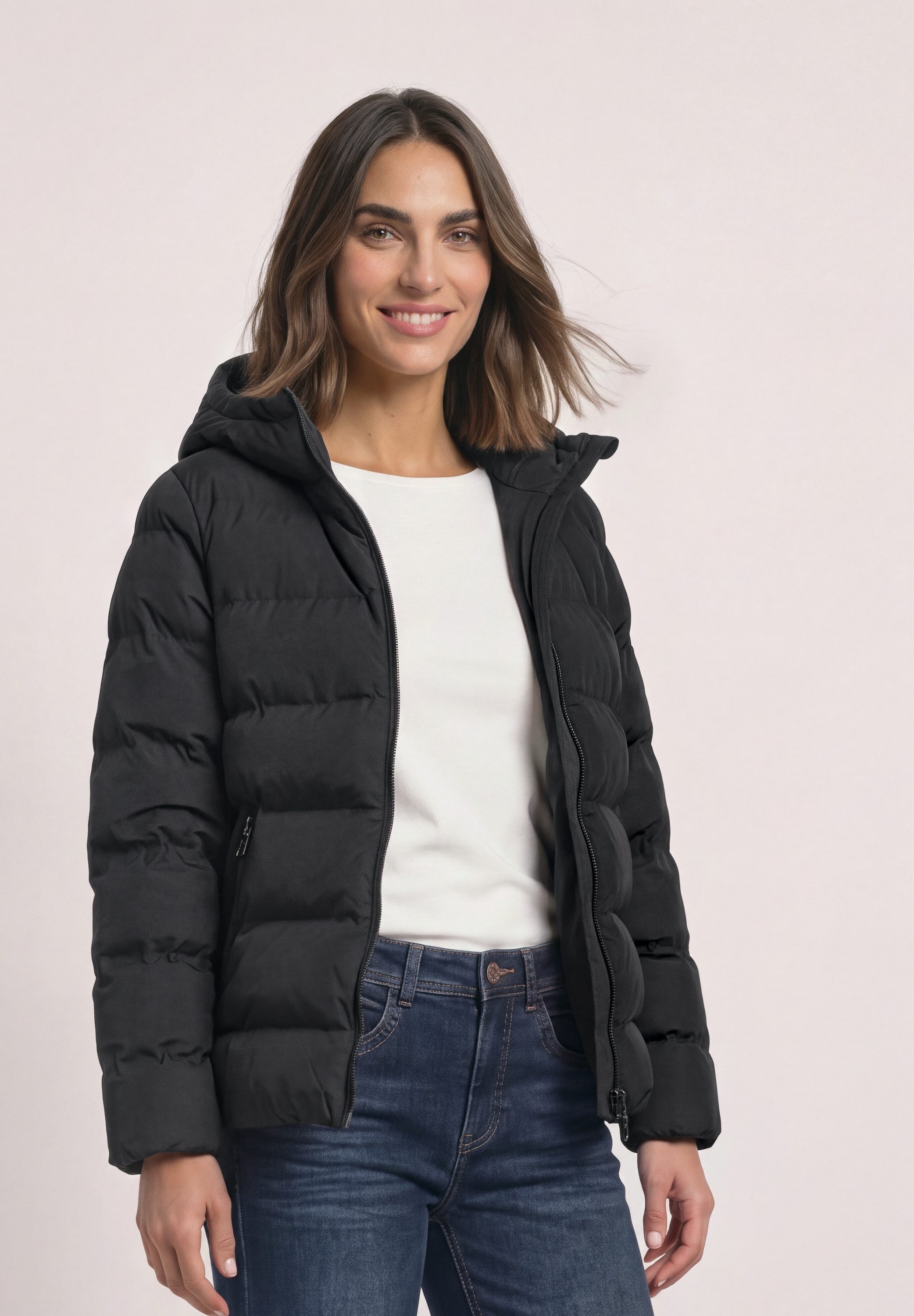 STREET ONE Steppjacke mit Kapuze