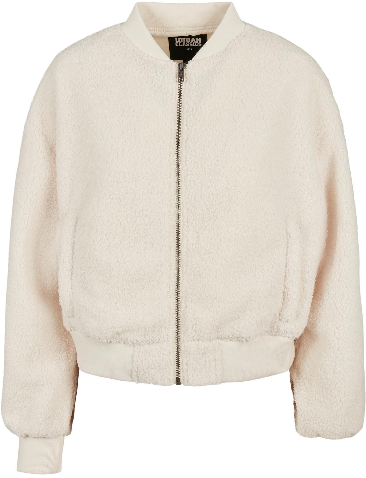 URBAN CLASSICS Outdoorjacke Ladies Oversized Sherpa Bomber Jacket Damen Jacke