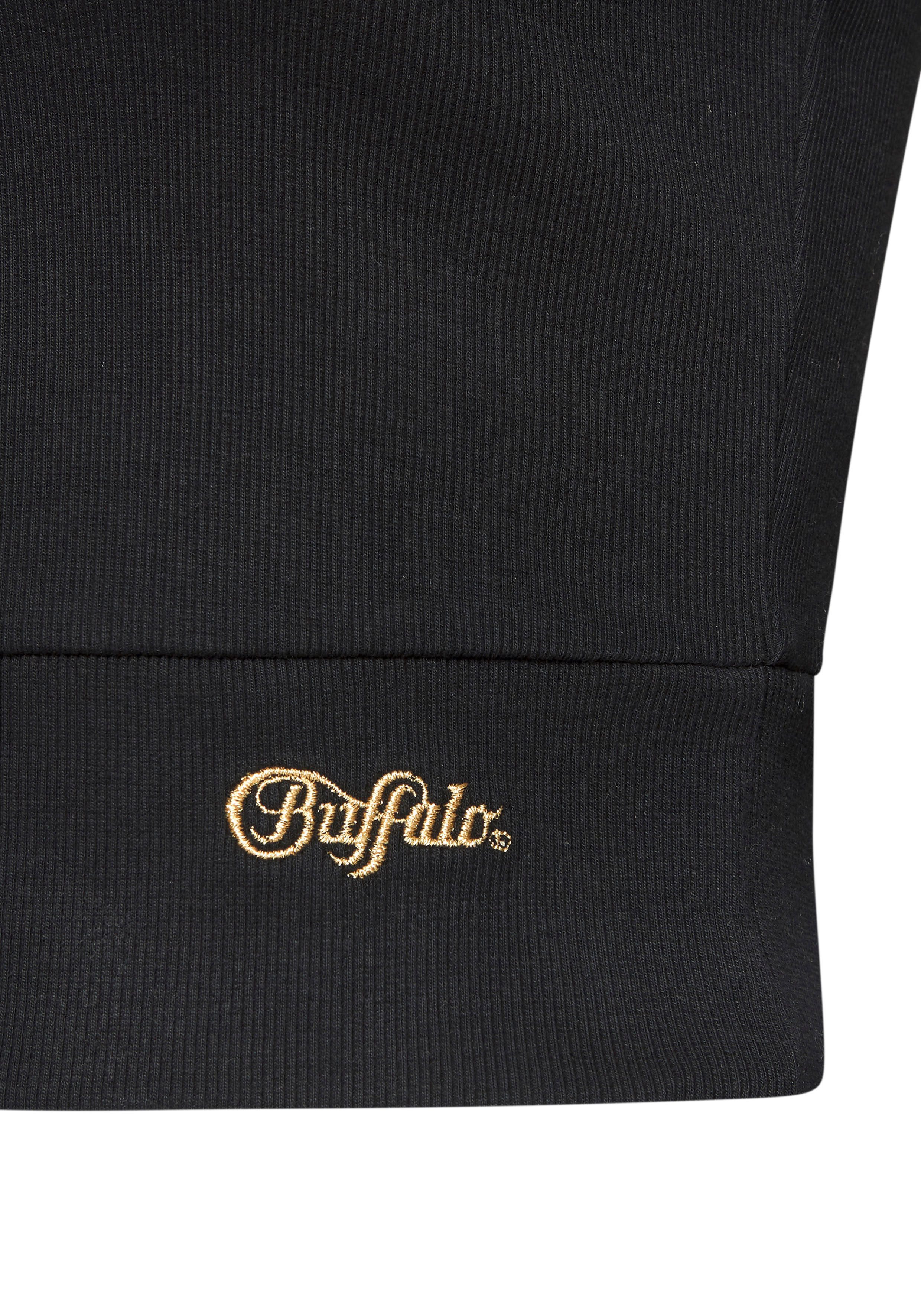 Buffalo Crop-Top in Rippstruktur mit breitem Bund – Bild 4 von 5