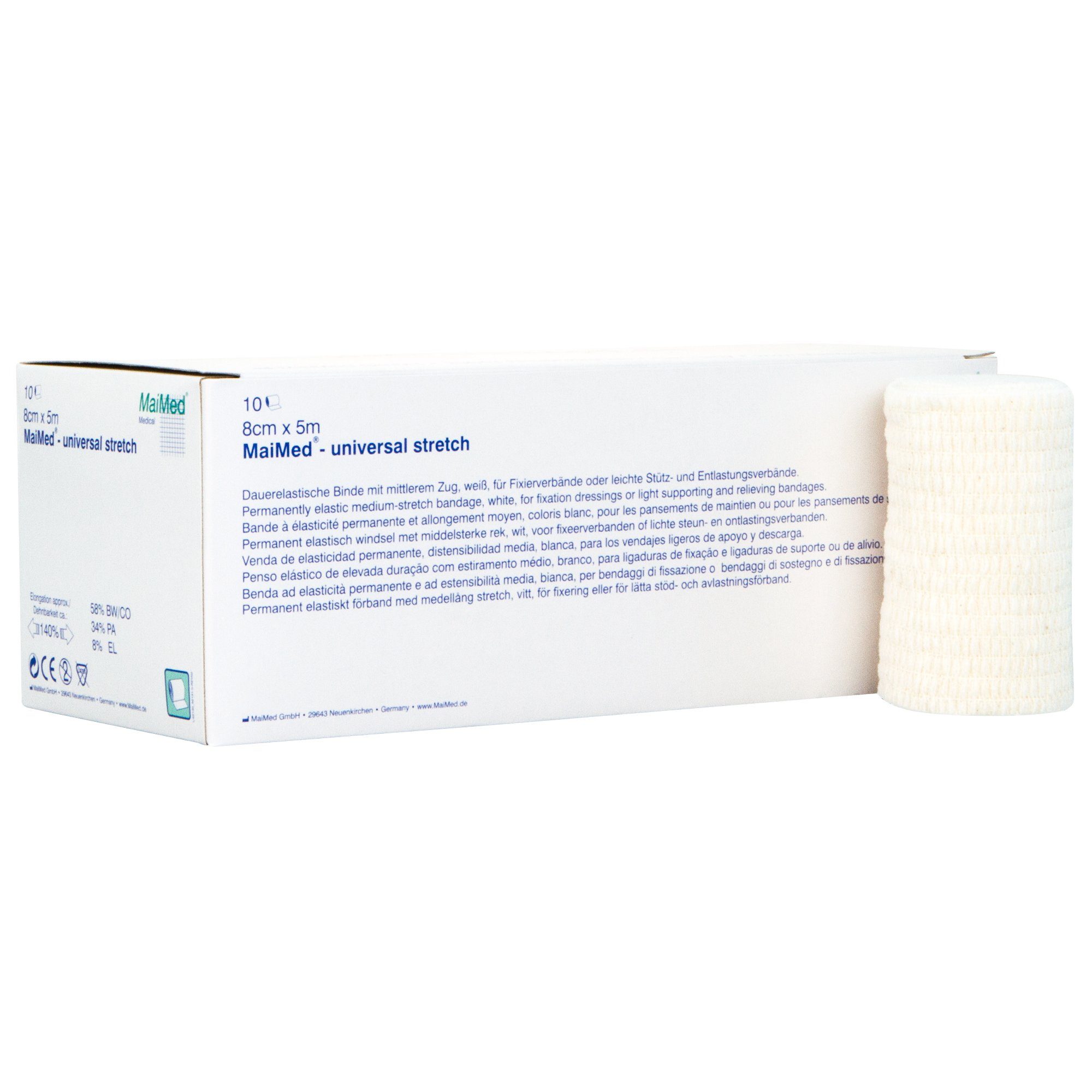 MaiMed Bandage 10 x MaiMed dauerelastische Binde universal stretch