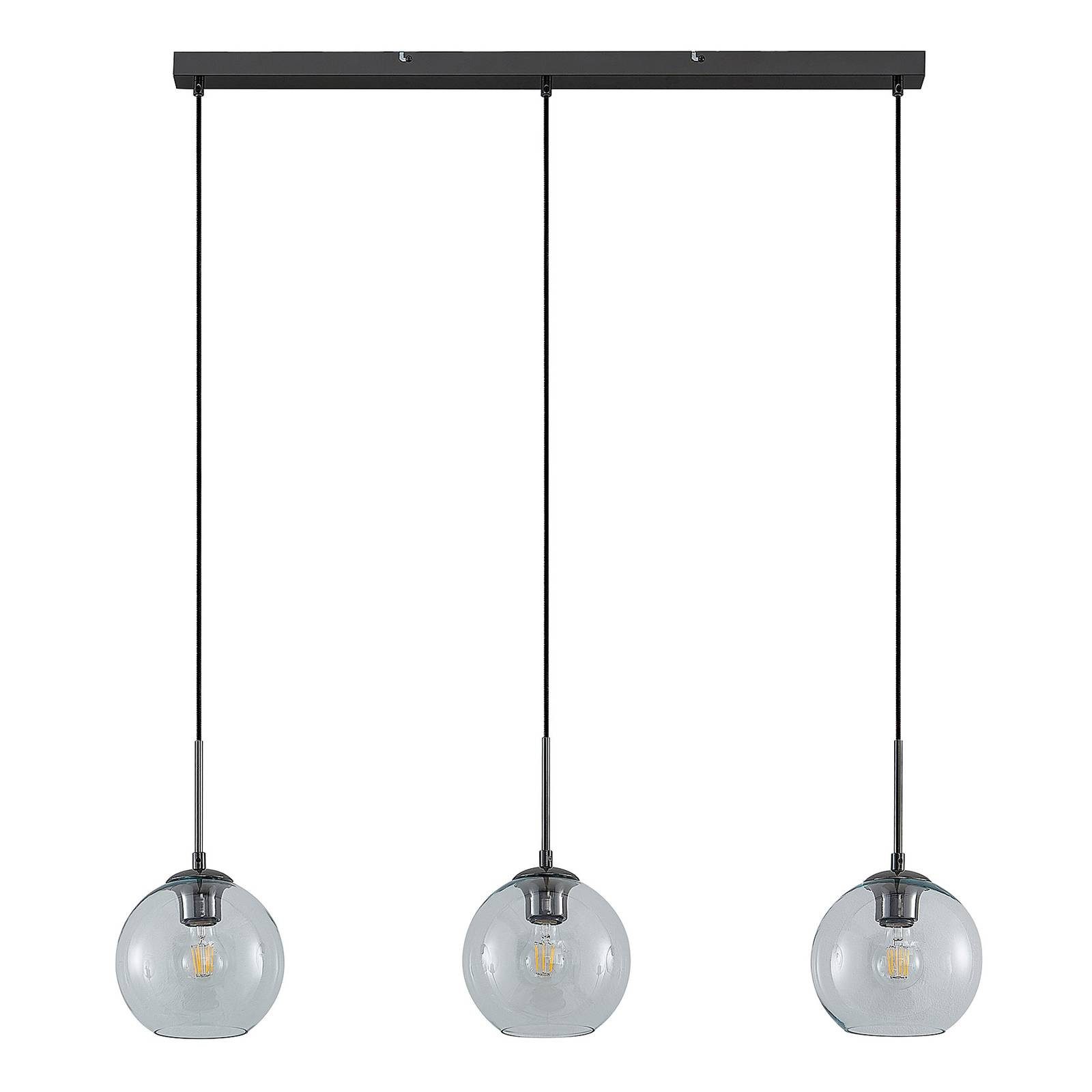 Lindby Hängeleuchte Firano, Metall, Alu IP20, 3 x 60 W