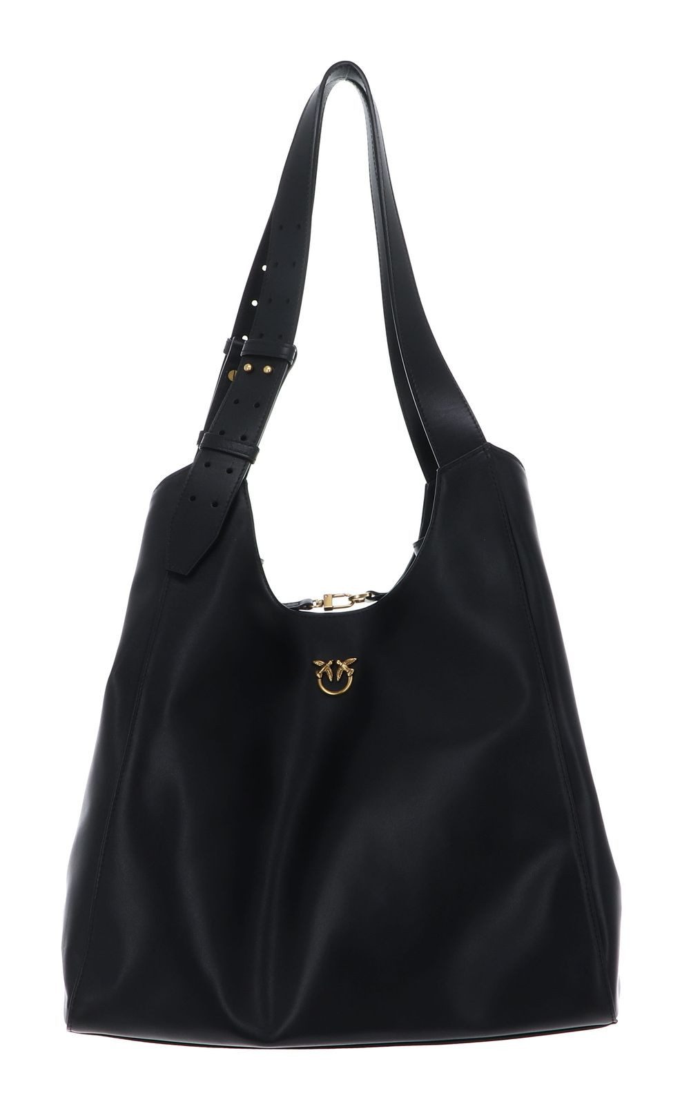 PINKO Schultertasche Tote Classic Belt, aus echtem Rindsleder