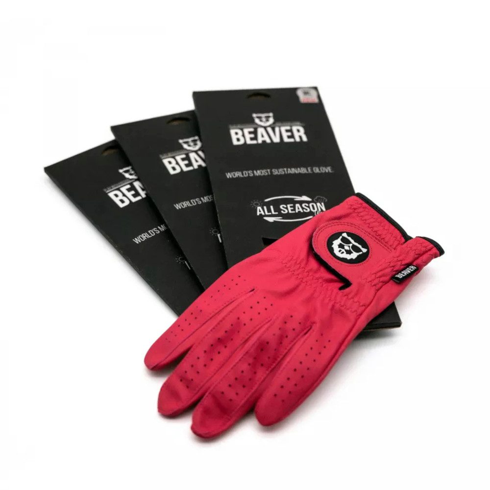 Beaver Golf Golfhandschuhe Beaver Golf Golfhandschuh All Season Pink Damen Linker Handschuh XS
