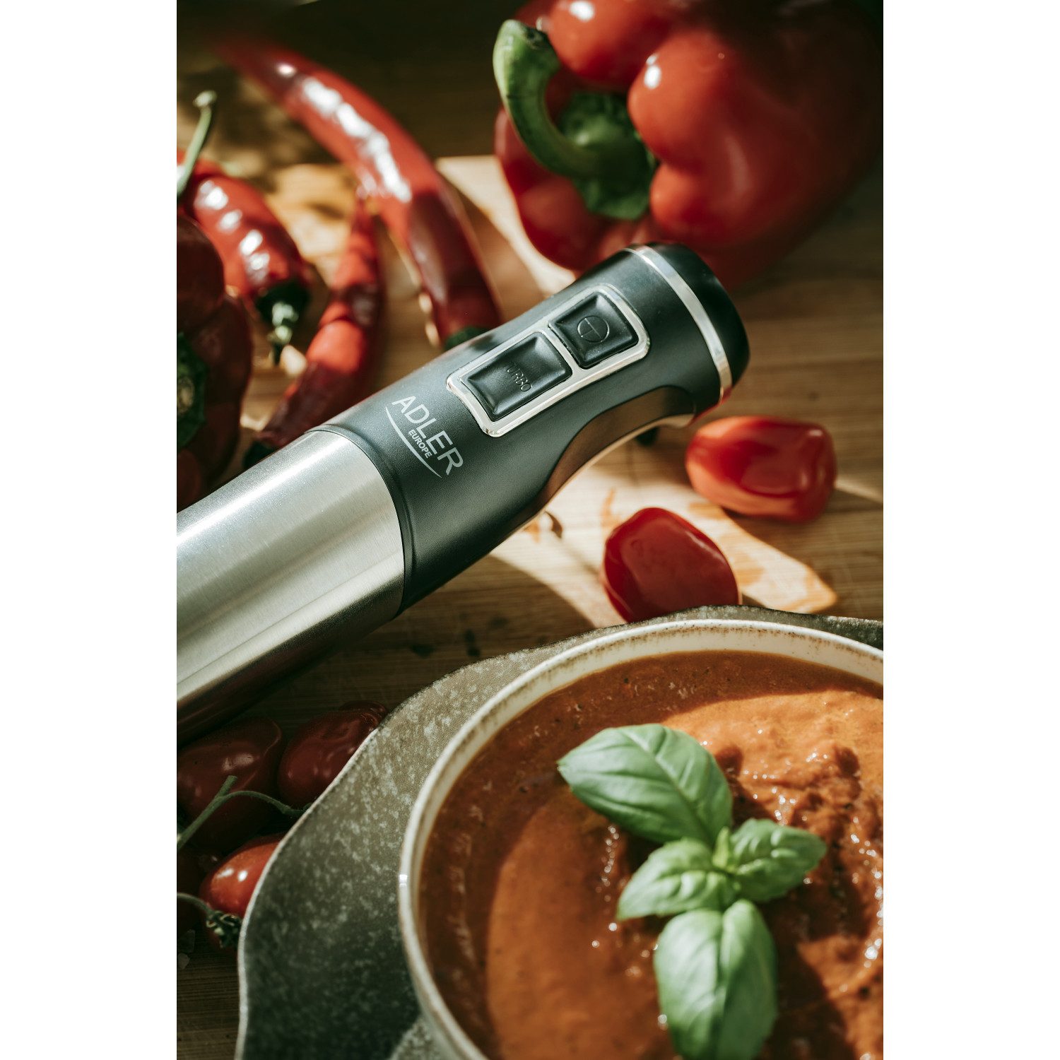 Adler Stabmixer AD 4628, 1900 W, Stabmixer mit Turbo- und Eiscrush-Funktion