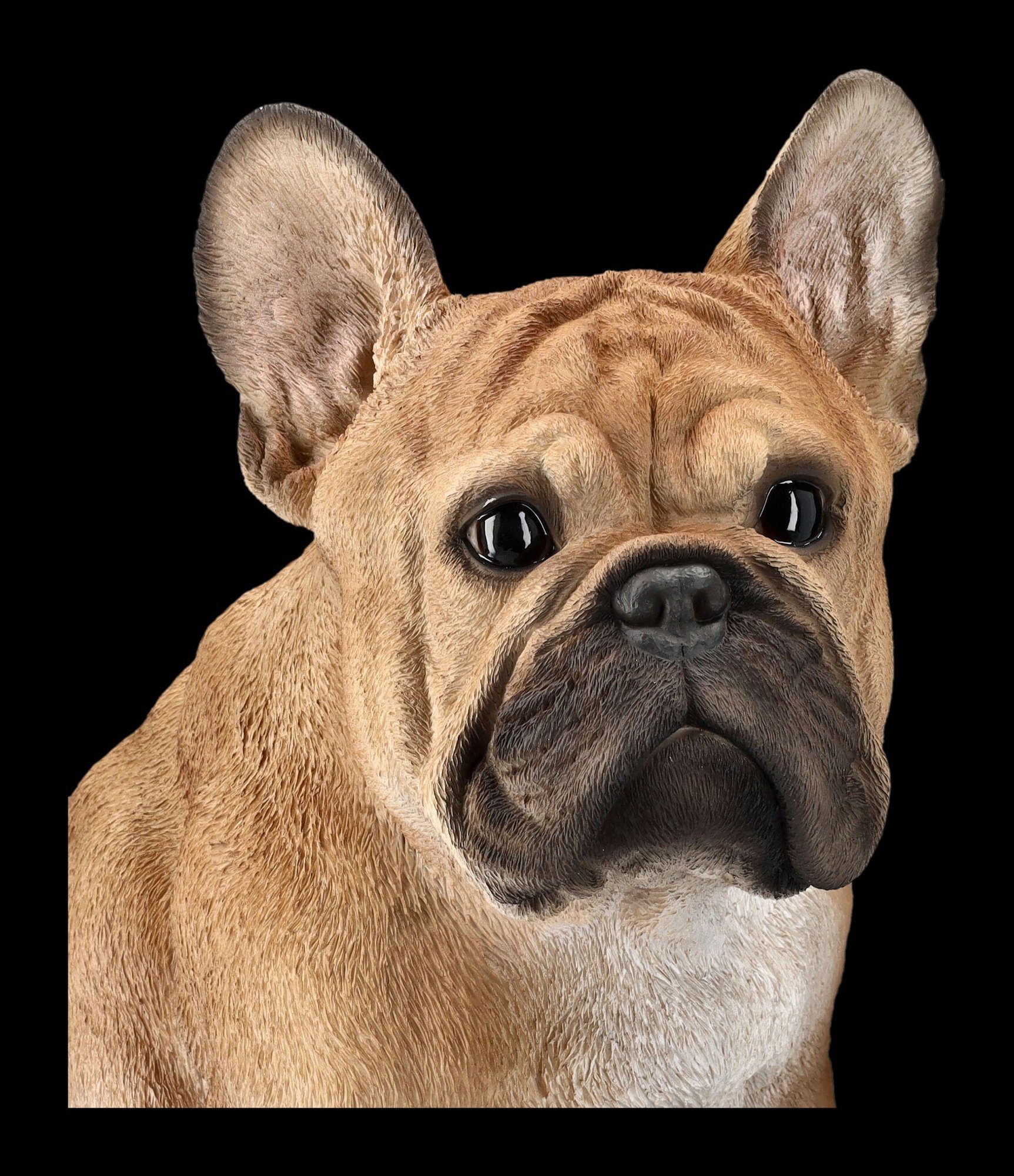 ChangThai Design Miniatur-Figur Französische Bulldogge – 5,1 Cm Kleine Stehende Frenchie Figur, Handbemalt Aus Keramik | Süße Dekoration & Geschenk