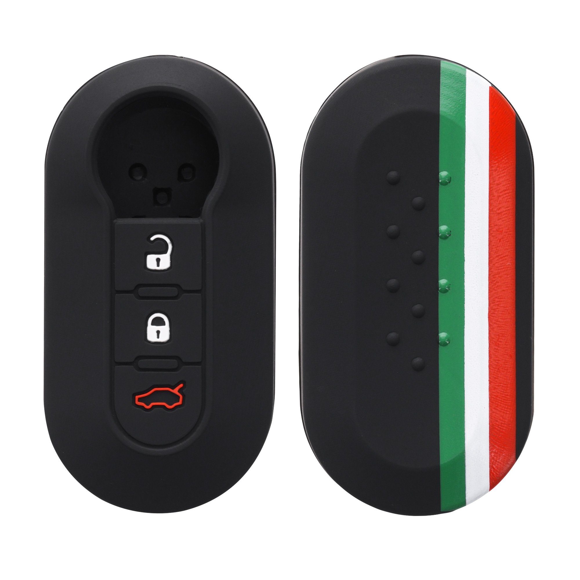 Hülle kwmobile Fiat Schlüssel Schlüsselhülle Case Cover Schlüsseltasche für Lancia, Autoschlüssel