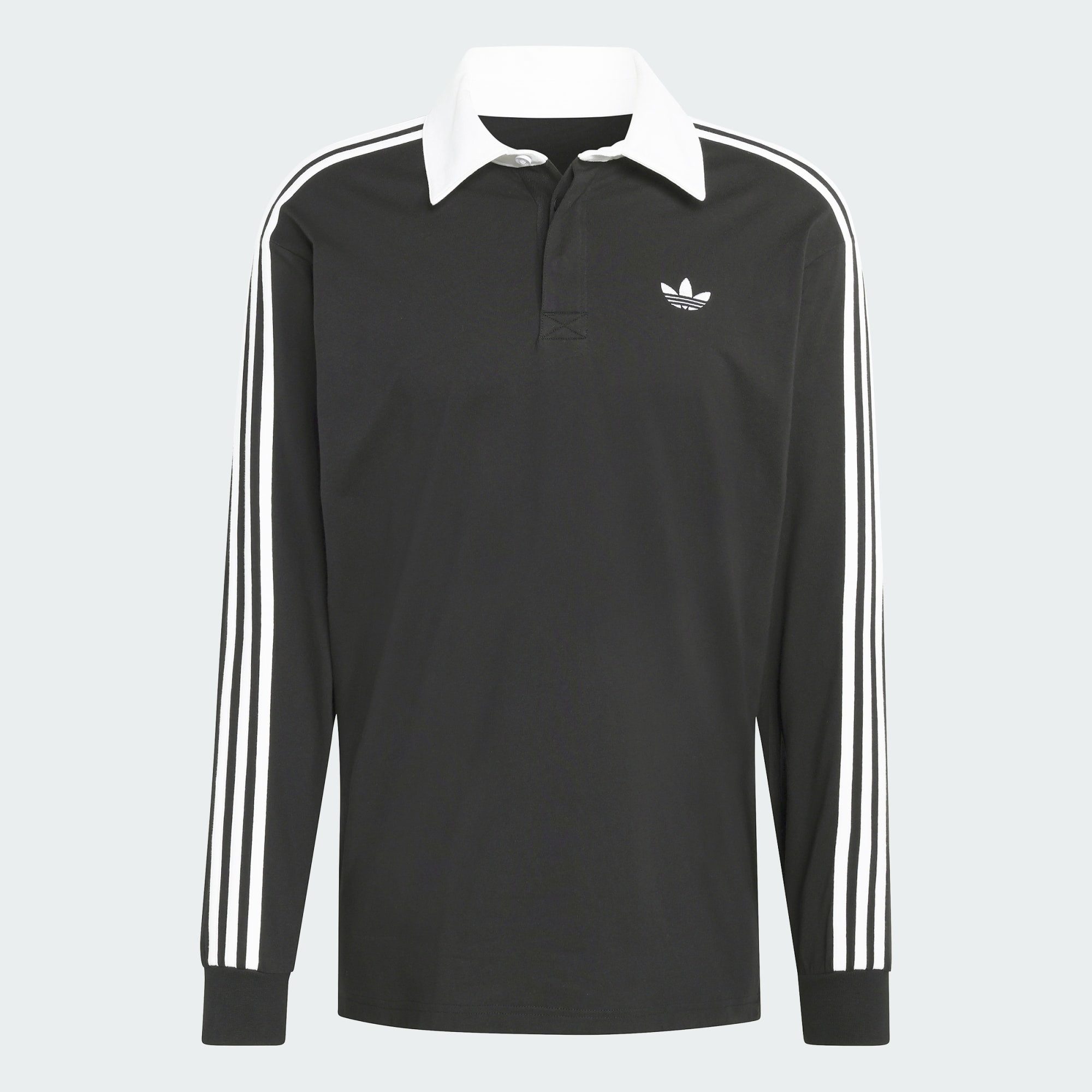 adidas Originals Langarm-Poloshirt 3-STREIFEN RUGBY LONGSLEEVE POLO (1-tlg)