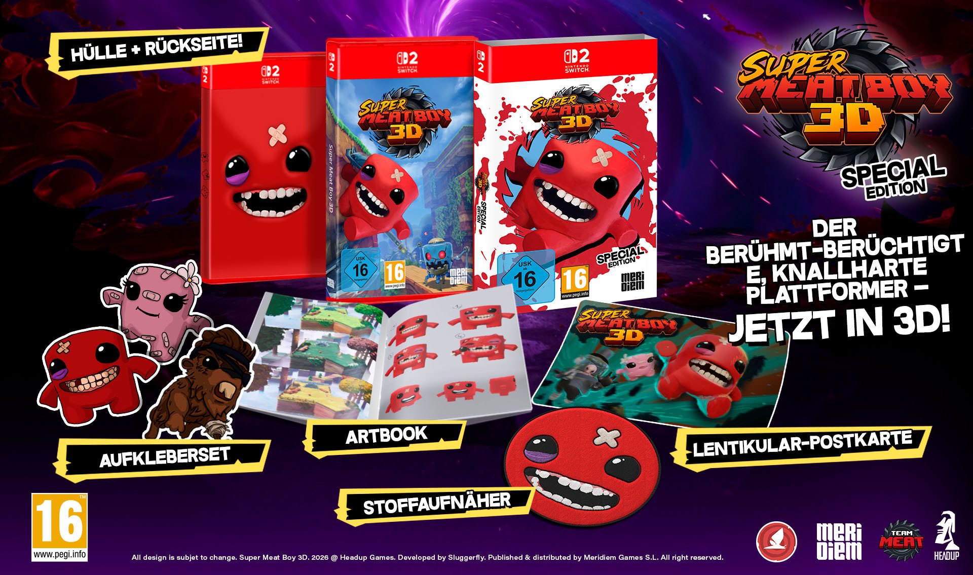 Super Meat Boy 3D Special Edition Nintendo Switch 2