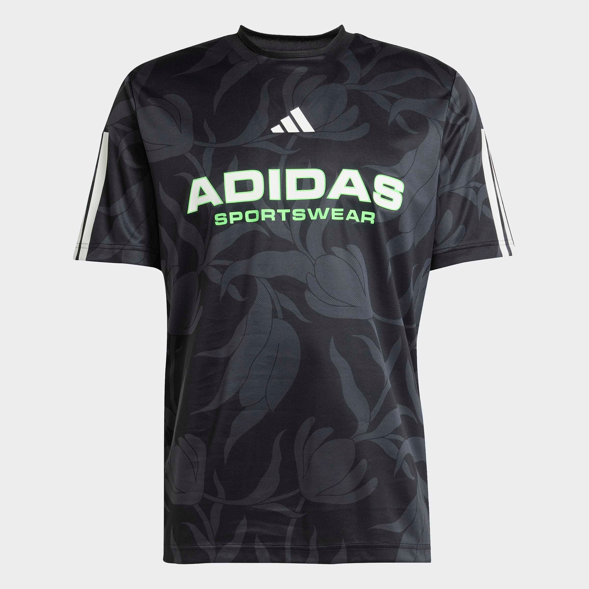 adidas Sportswear T-Shirt COMMON GOAL sportlicher Stil, mit Rundhalsausschnitt, Allover-Print