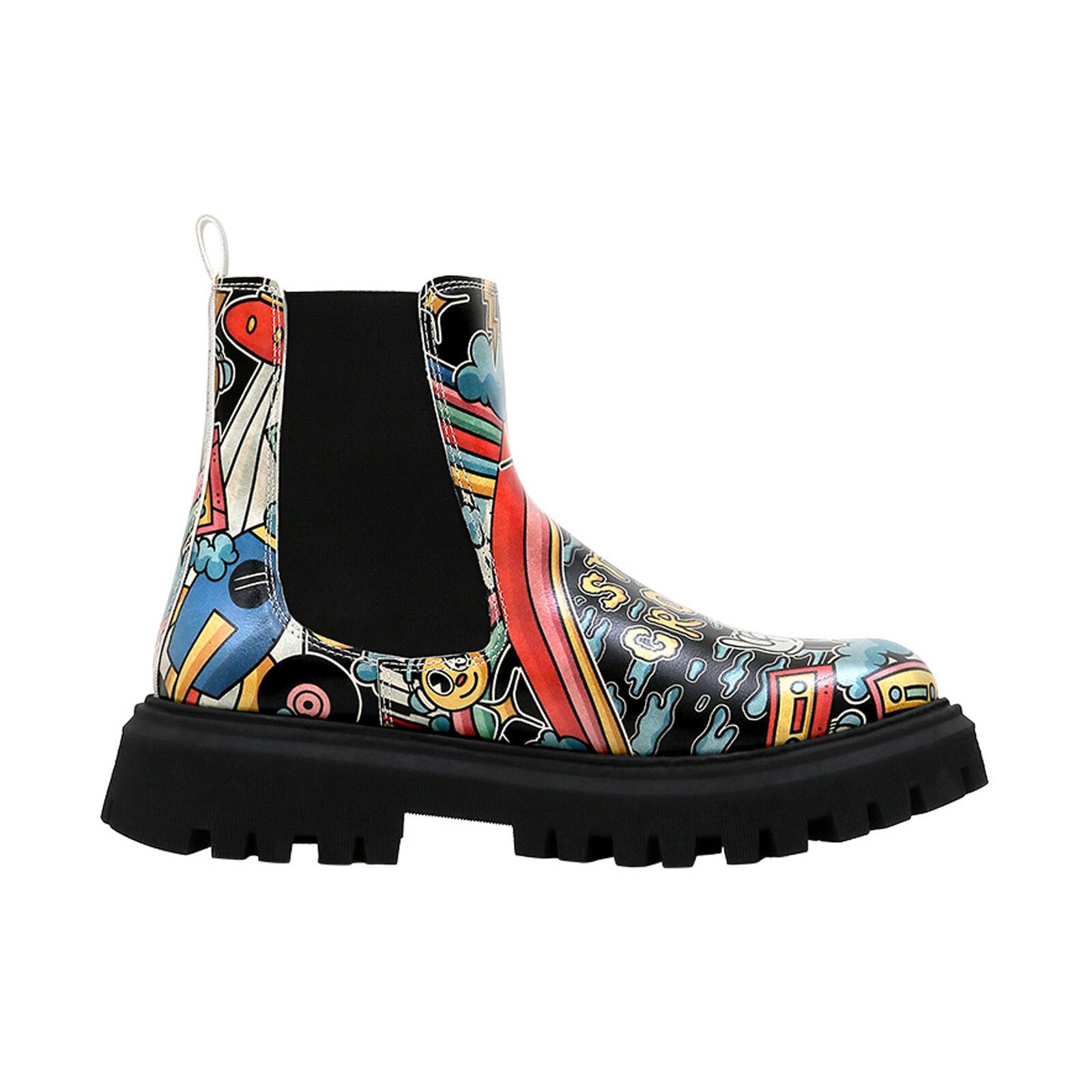 DOGO Aura Boots Stay Groovy Damen Stiefeletten Chelseaboots Handgefertigt