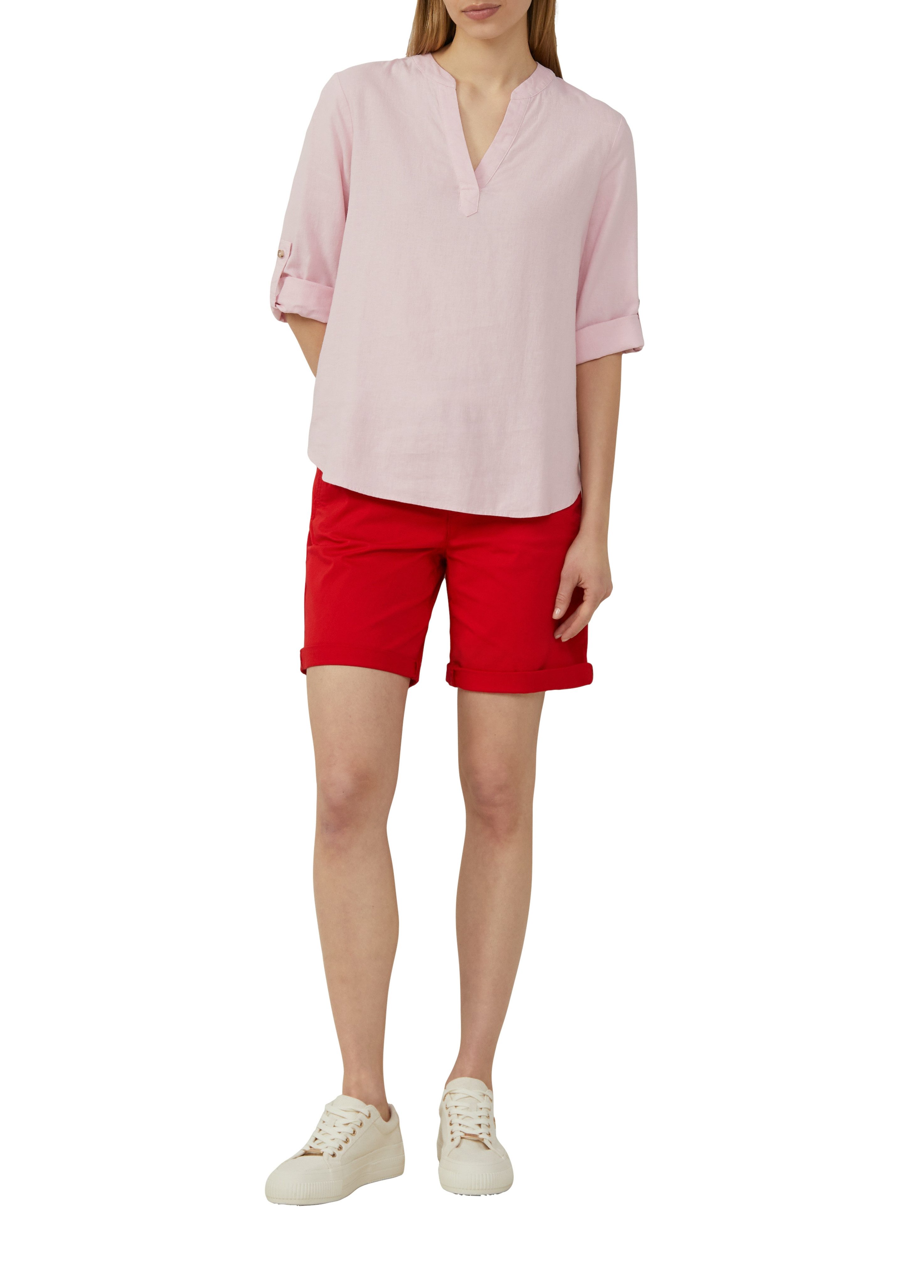 s.Oliver Klassische Bluse mit Turn-up günstig online kaufen