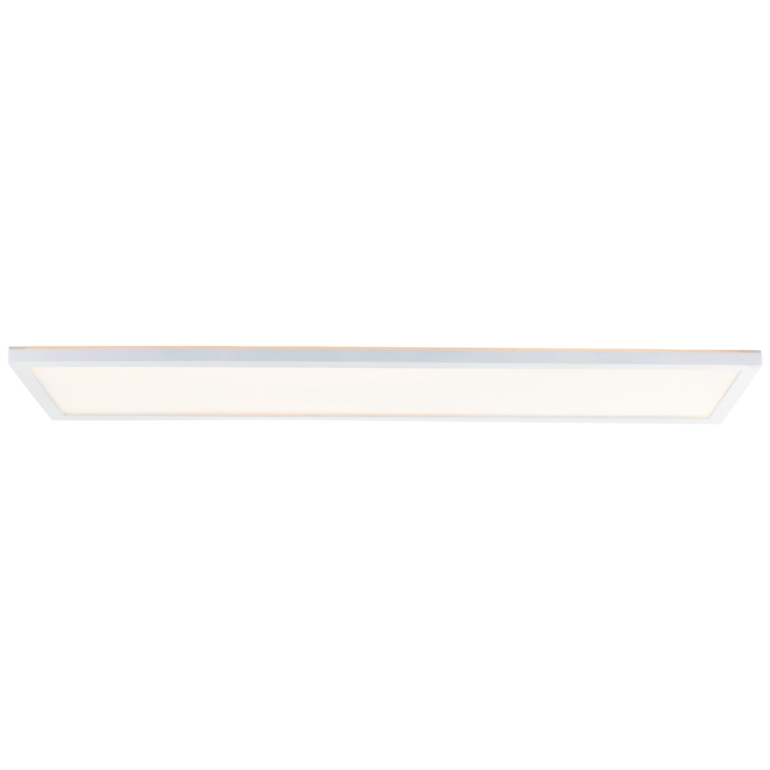 BreLight LED Panel Sorell, CCT - über Fernbedienung, Dimmfunktion, LED fest integriert, warmweiß - kaltweiß, 96 x 25 cm, 3000 lm, 3000-6500 K, dimmbar, IP44, Fernbedienung