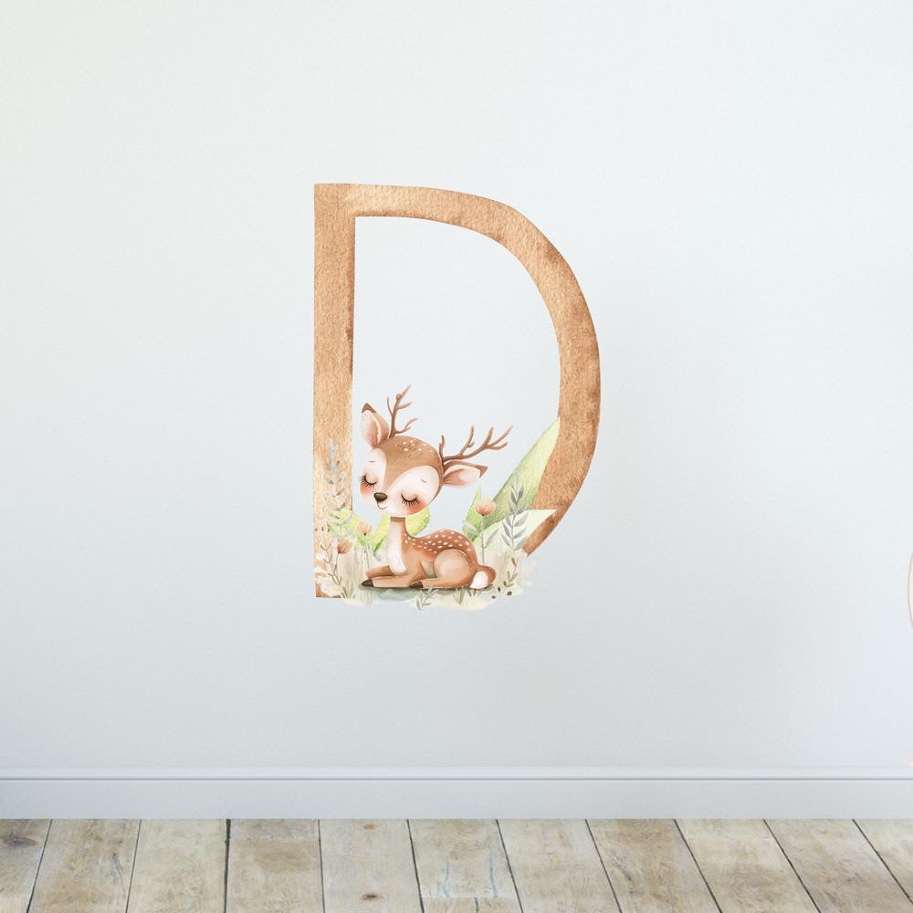 Sunnywall Wandtattoo Buchstaben ABC Waldtiere Aufkleber günstig online kaufen