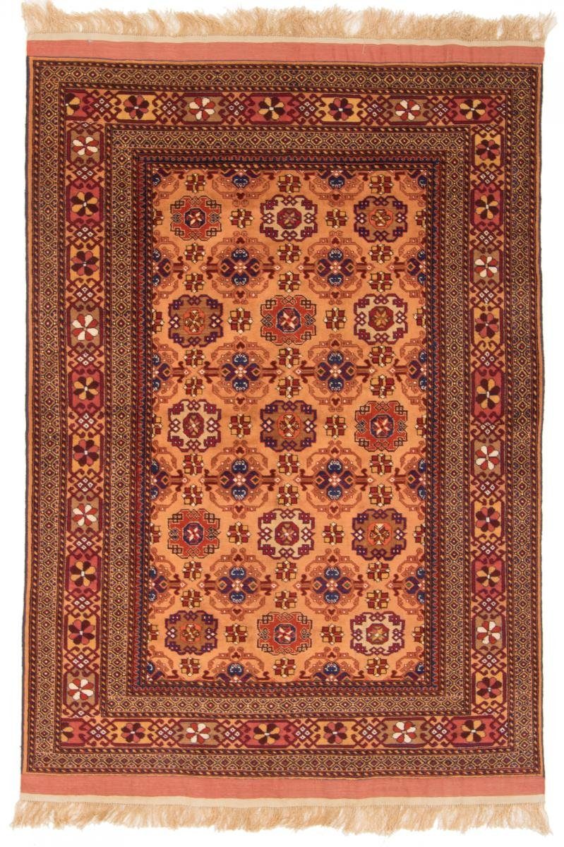Orientteppich Afghan Mauri Kabul 112x156 Handgeknüpfter Orientteppich, Nain Trading, rechteckig, Höhe: 6 mm