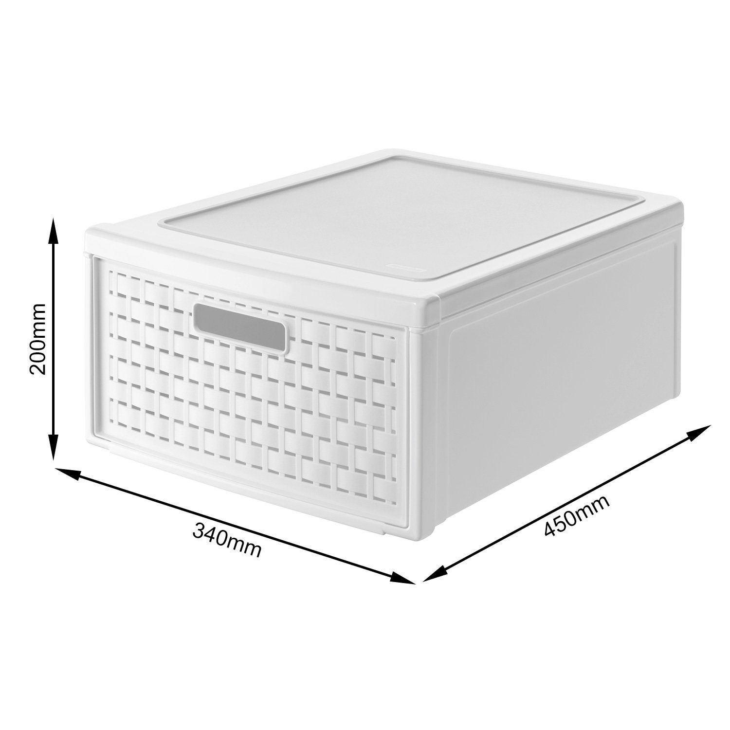 ROTHO Aufbewahrungsbox 3er-Set Schubladenbox COUNTRY 19l günstig online kaufen