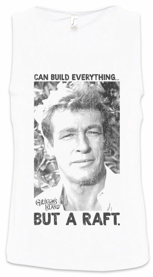 Urban Backwoods Tanktop Everything But A Raft Ärmelloses T-Shirt Gilligan's Retro Series Insel Jonas Grumby Professor