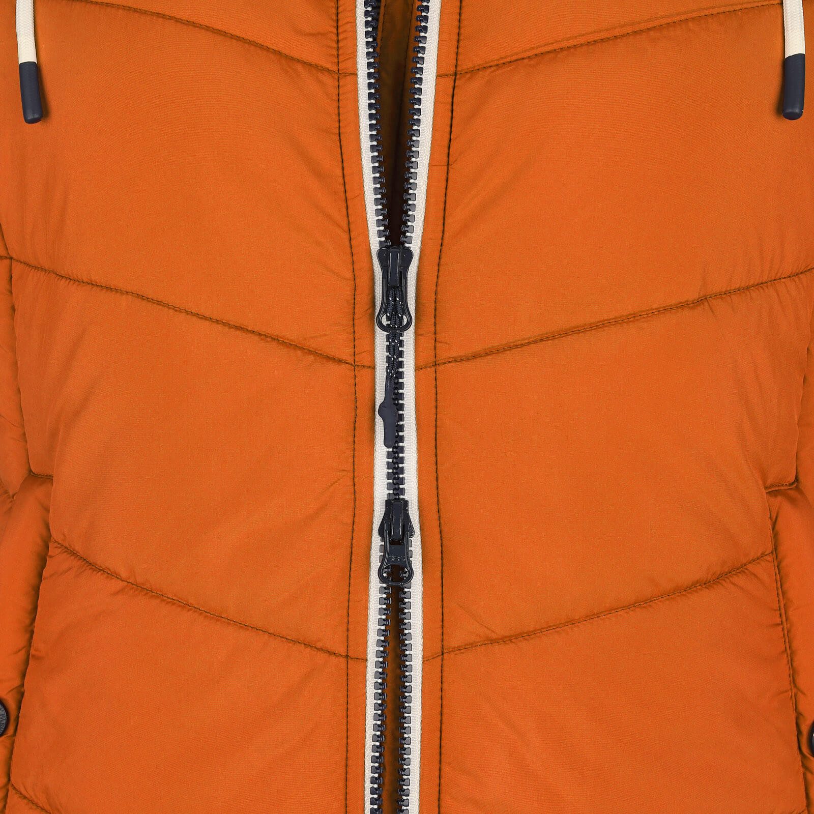 Dry Fashion Steppweste Rügen Damen Weste gesteppt Kapuze - Outdoor Damenweste Windabweisend Kapuze verstellbar & abnehmbar, 2-Wege-Reißverschluss, Seitentaschen