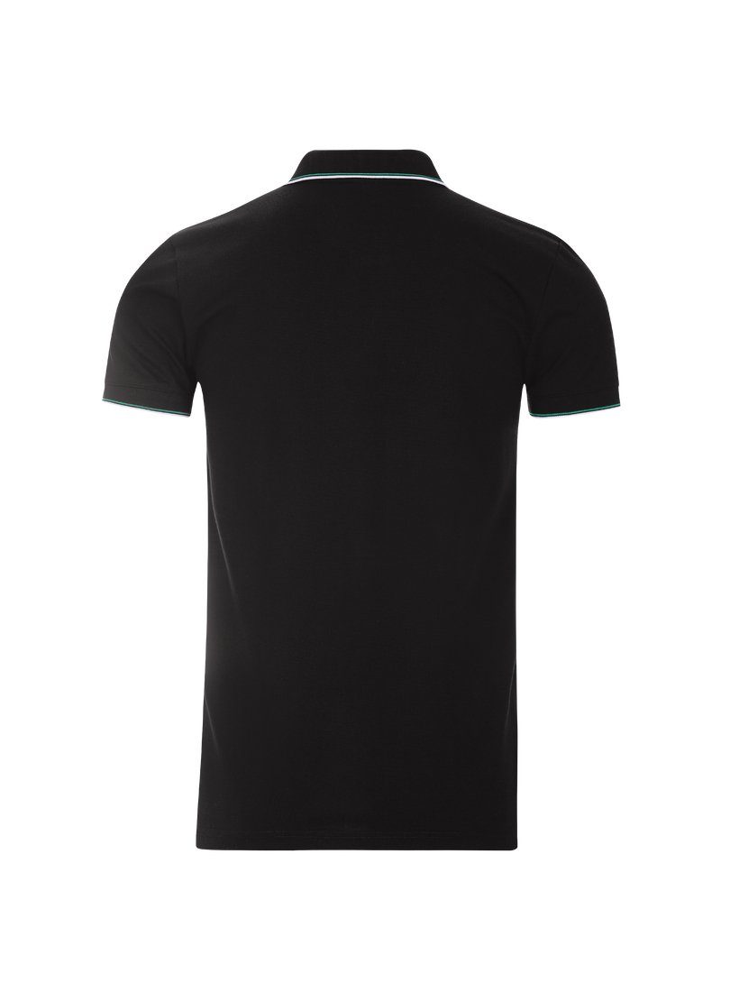 Trigema Poloshirt TRIGEMA Polohemd Slim schwarz Fit