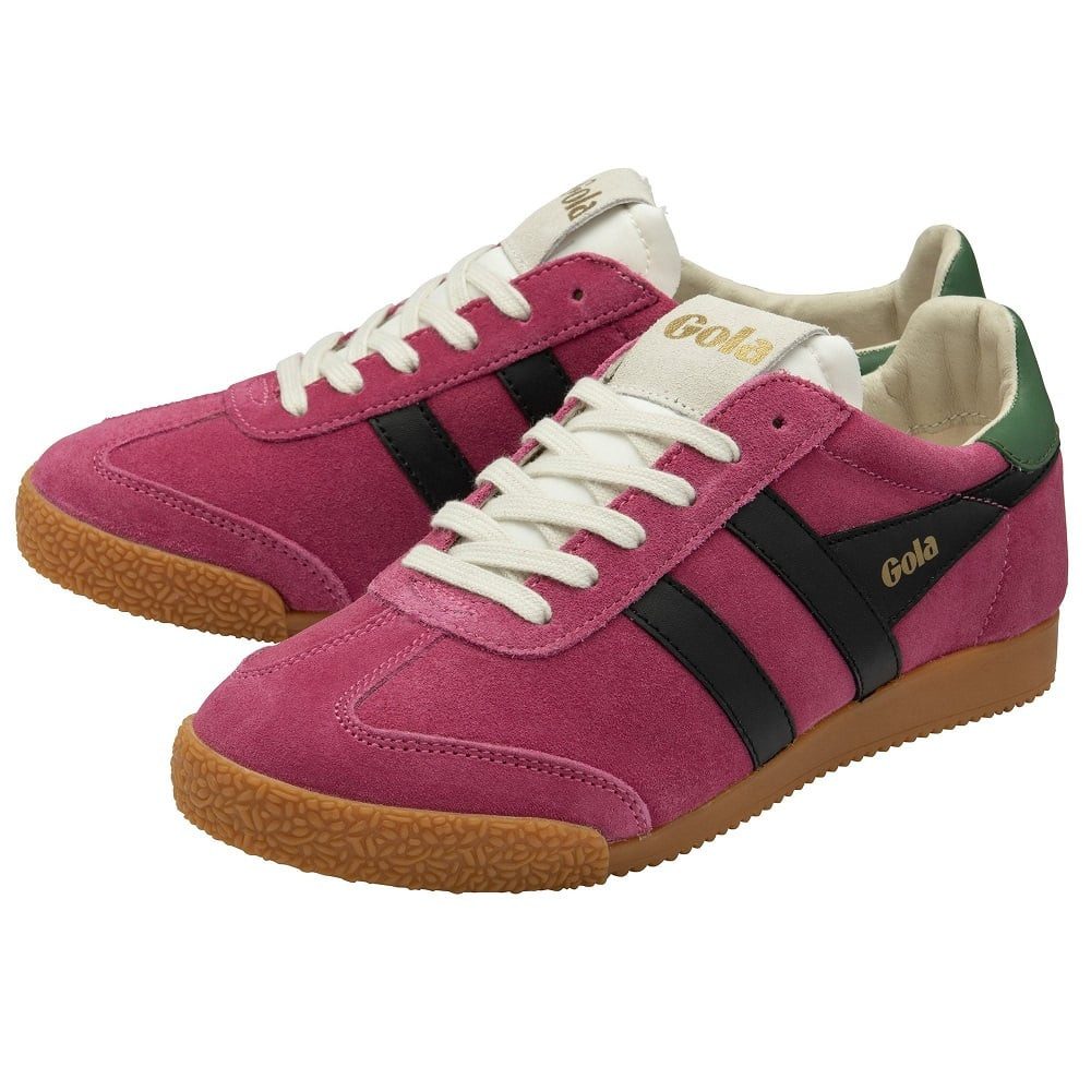 Gola Elan fuchsia/schwarz/dunkelgrün Damen Sneaker günstig online kaufen