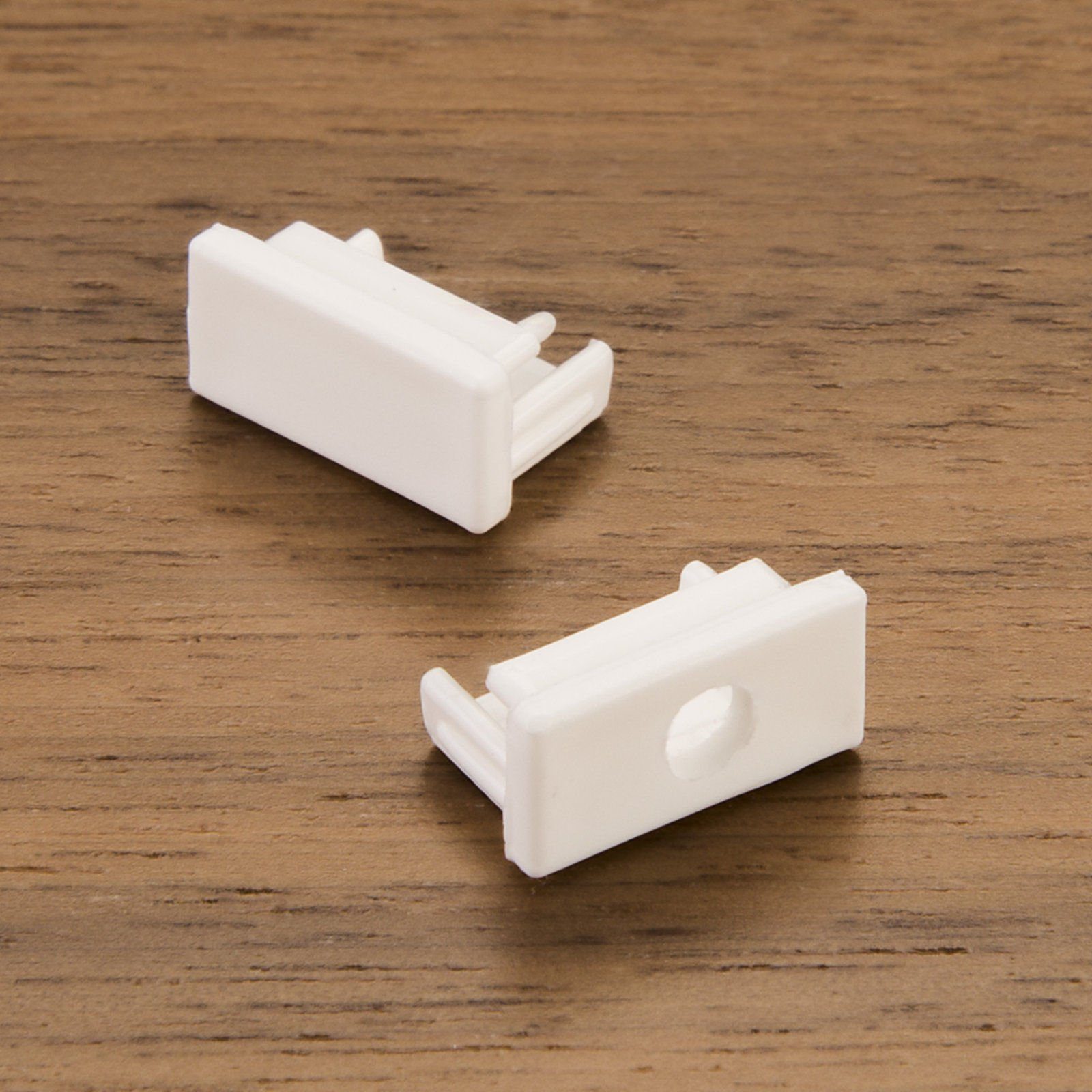 SO-TECH® LED-Stripe-Profil Endkappenset für Led Aufbau - Profil-11 weiß