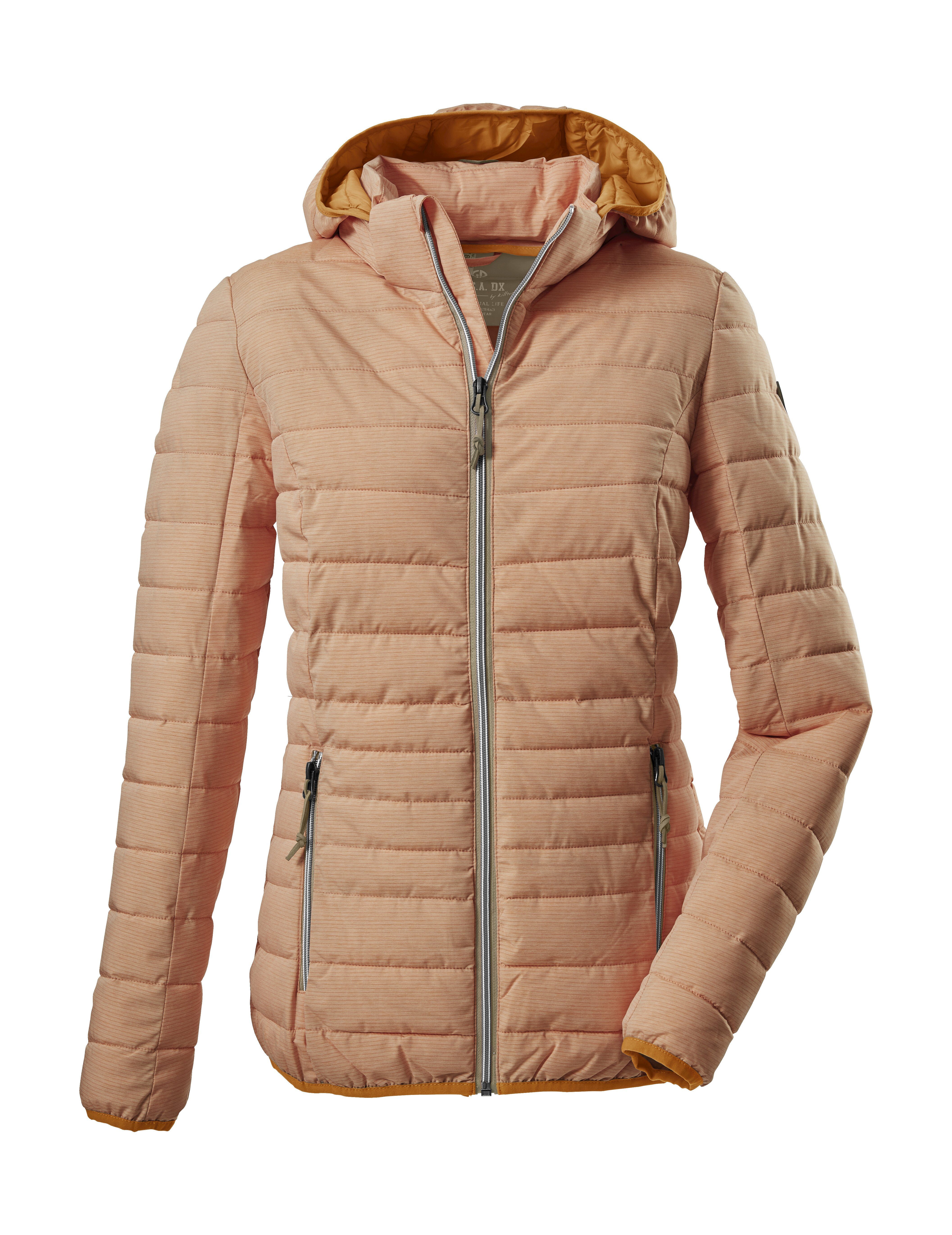 G.I.G.A. DX by killtec Steppjacke Uyaka Stripe Leichte, warme Steppjacke mit abnehmbarer Kapuze und Zipper-Taschen