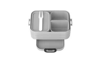 Mepal Lunchbox Bento-Lunchbox Midi Take A – Brotdose, Cool Grey - Grau, 900 ml, Polypropylen, Limited Edition