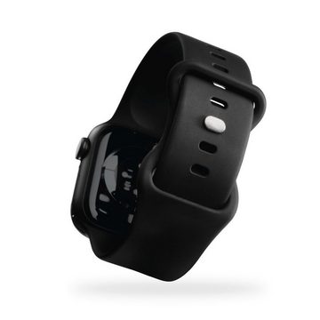 Hama Smartwatch-Armband Wechselarmband für Apple Watch 9, Apple Watch Ultra 2, Apple Watch SE, 49mm, 45mm, 44mm, 42mm, Silikon, Apple Watch Ultra, 8,SE,7,6,5,4,3,2,1