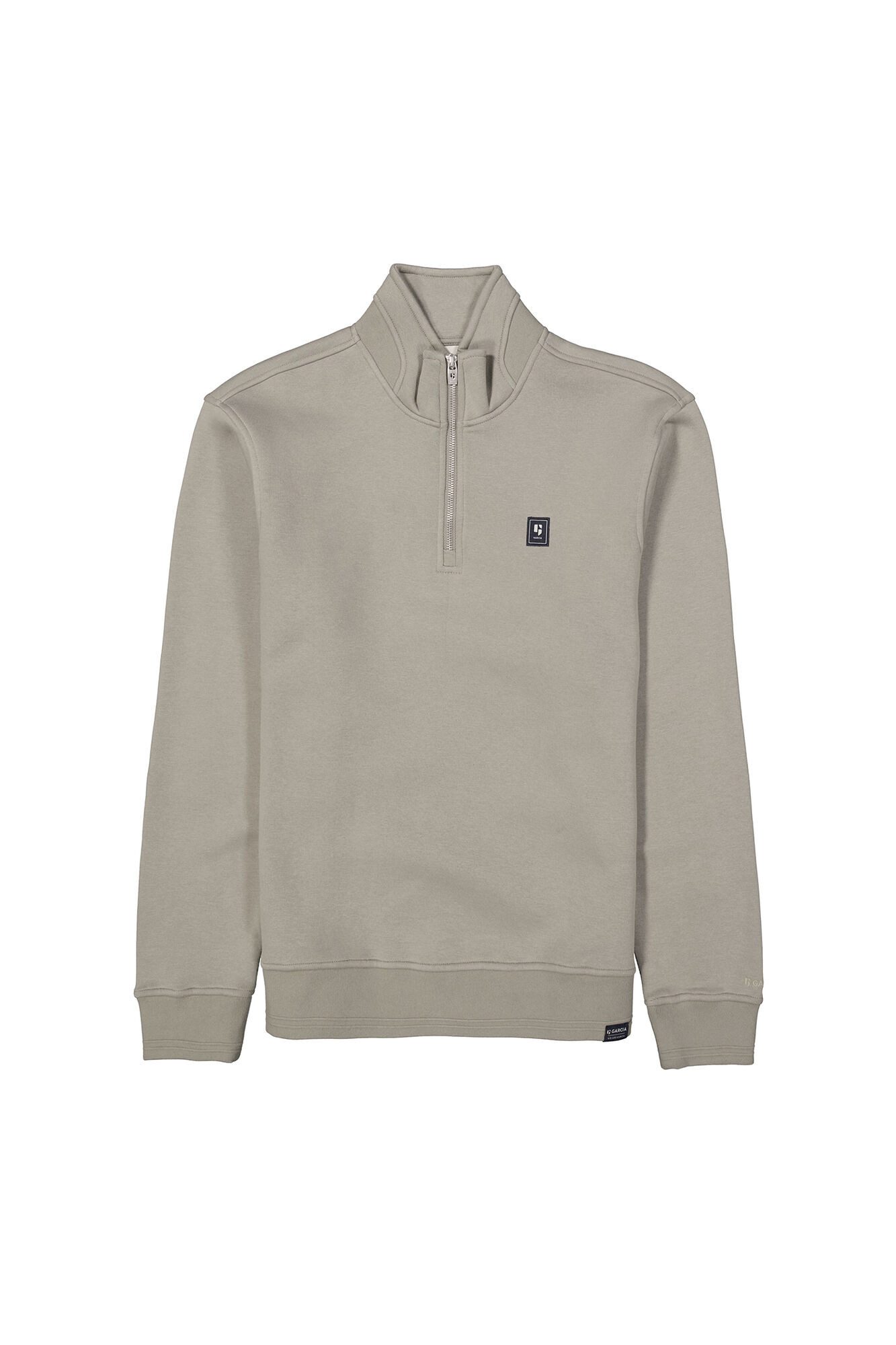 Garcia Sweatshirt Sweatshirt mit Troyerkragen - Regular Fit