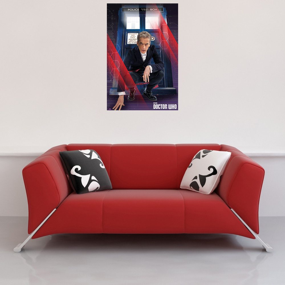 Poster Doctor Who - Poster - Crouching + Zusatzartikel