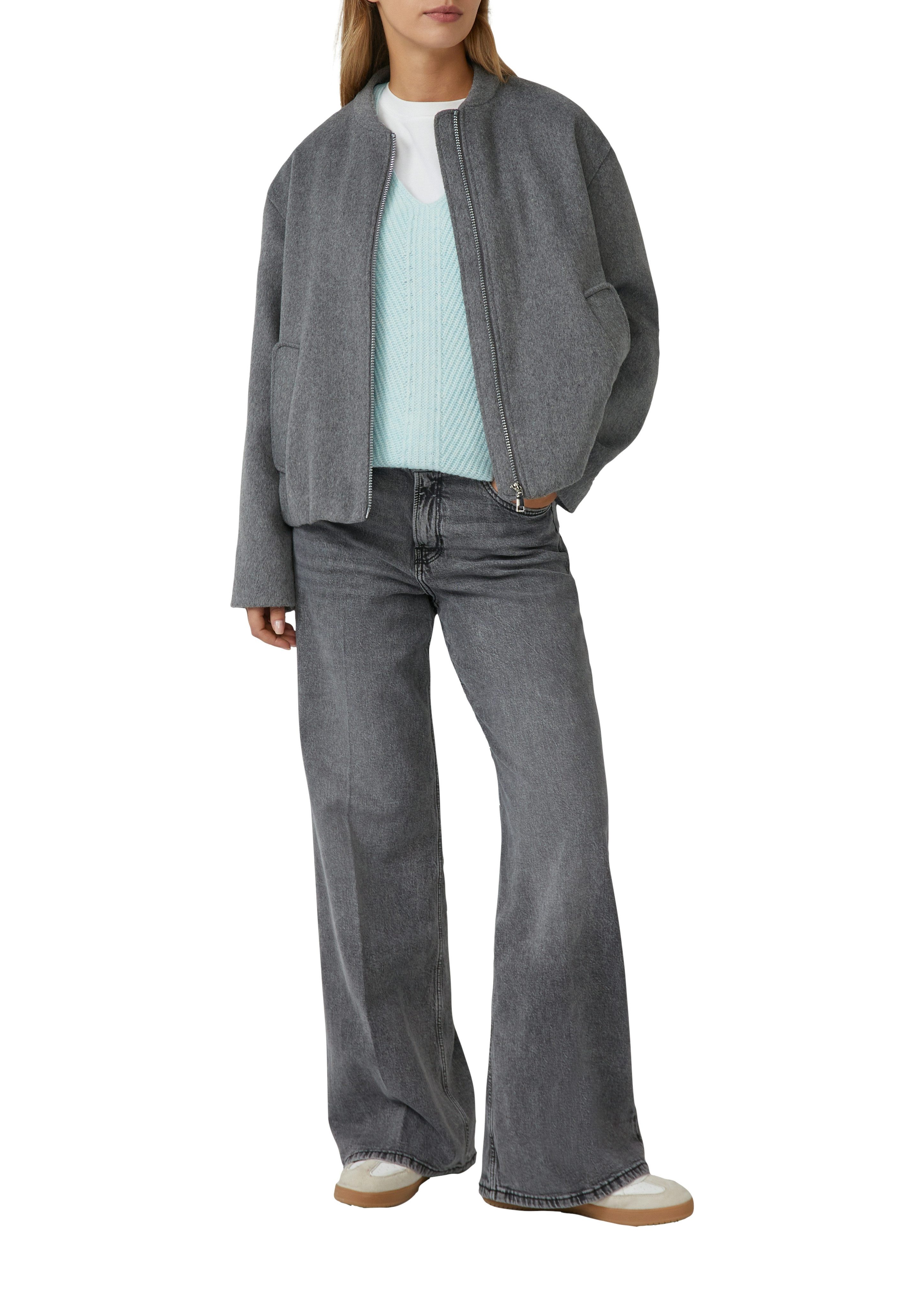 s.Oliver Strickpullover mit Struktur Muster günstig online kaufen