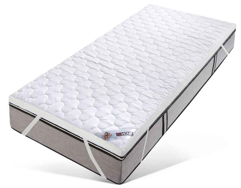 Topper Polly Plus XXL ECO, Циліндр 90x200 cm,180x200 cm, my home, 8 cm hoch, Komfortschaum, Matratze, Boxspringbett geeignet, ergonomisch, Kundenliebling!