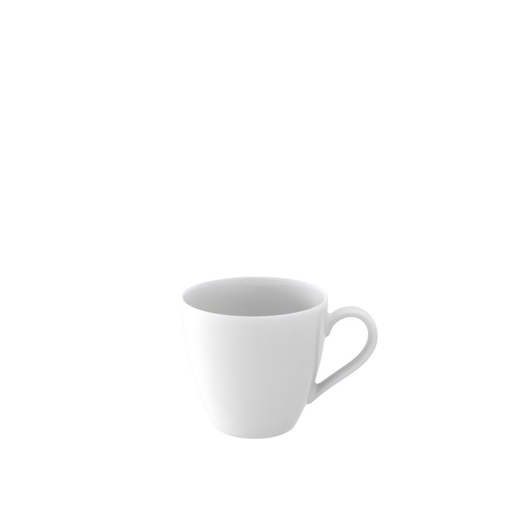 Villeroy & Boch Espressotasse Anmut Mokka-/Espressoobertasse, 1-tlg., Porzellan, Premium Bone Porcelain, mikrow.- & spülm.sicher, Made in Germany