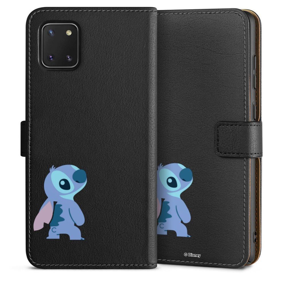 DeinDesign Handyhülle Lilo & Stitch Fanartikel Disney Stitch Smiling, Samsung Galaxy Note 10 lite Hülle Flip Case Klapphülle