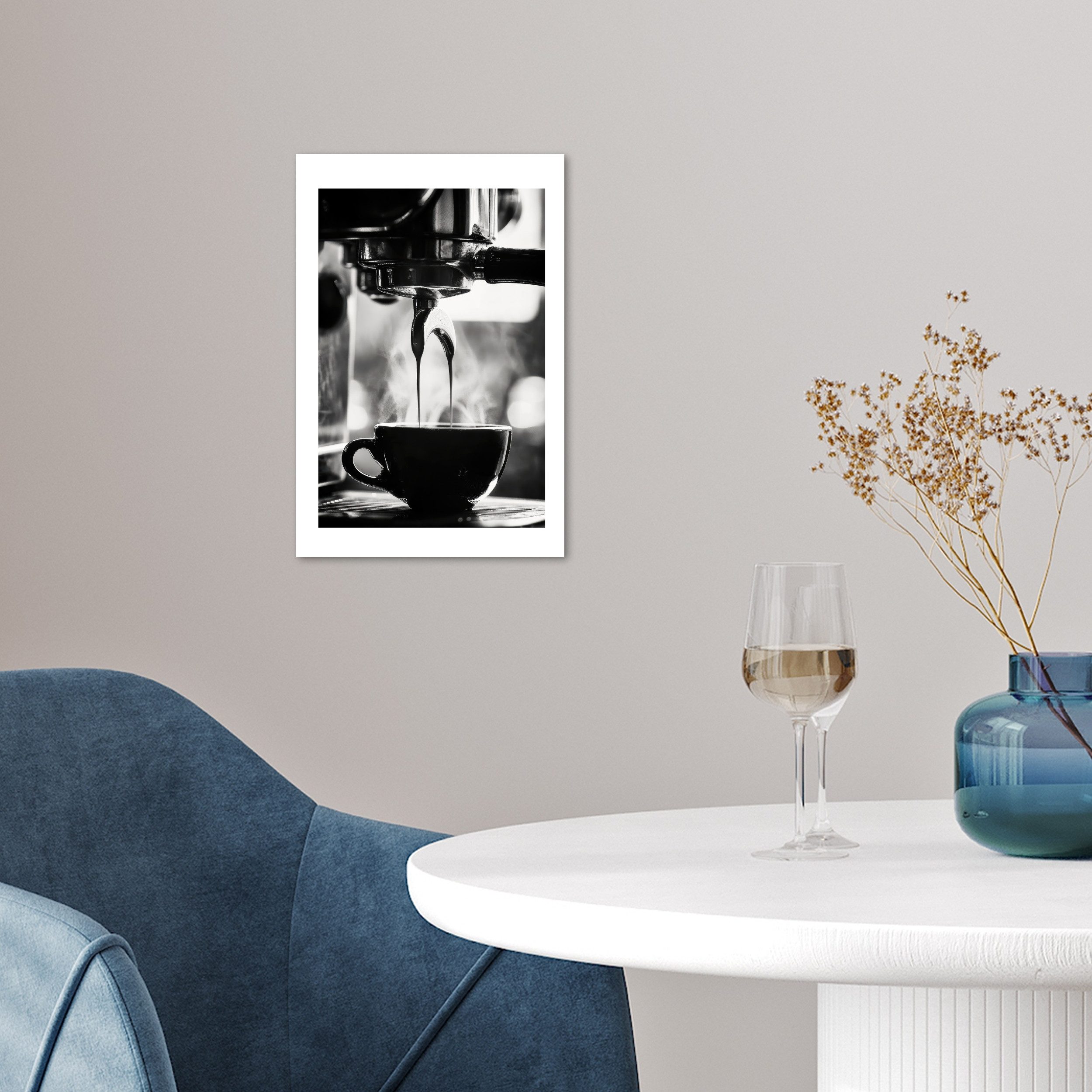 MuchoWow Poster Kaffee - Espresso - Kaffeemaschine - Tasse, (1 St), Poster ohne Rahmen, Wandbild, Wandposter, 20x30 cm – Bild 5 von 5
