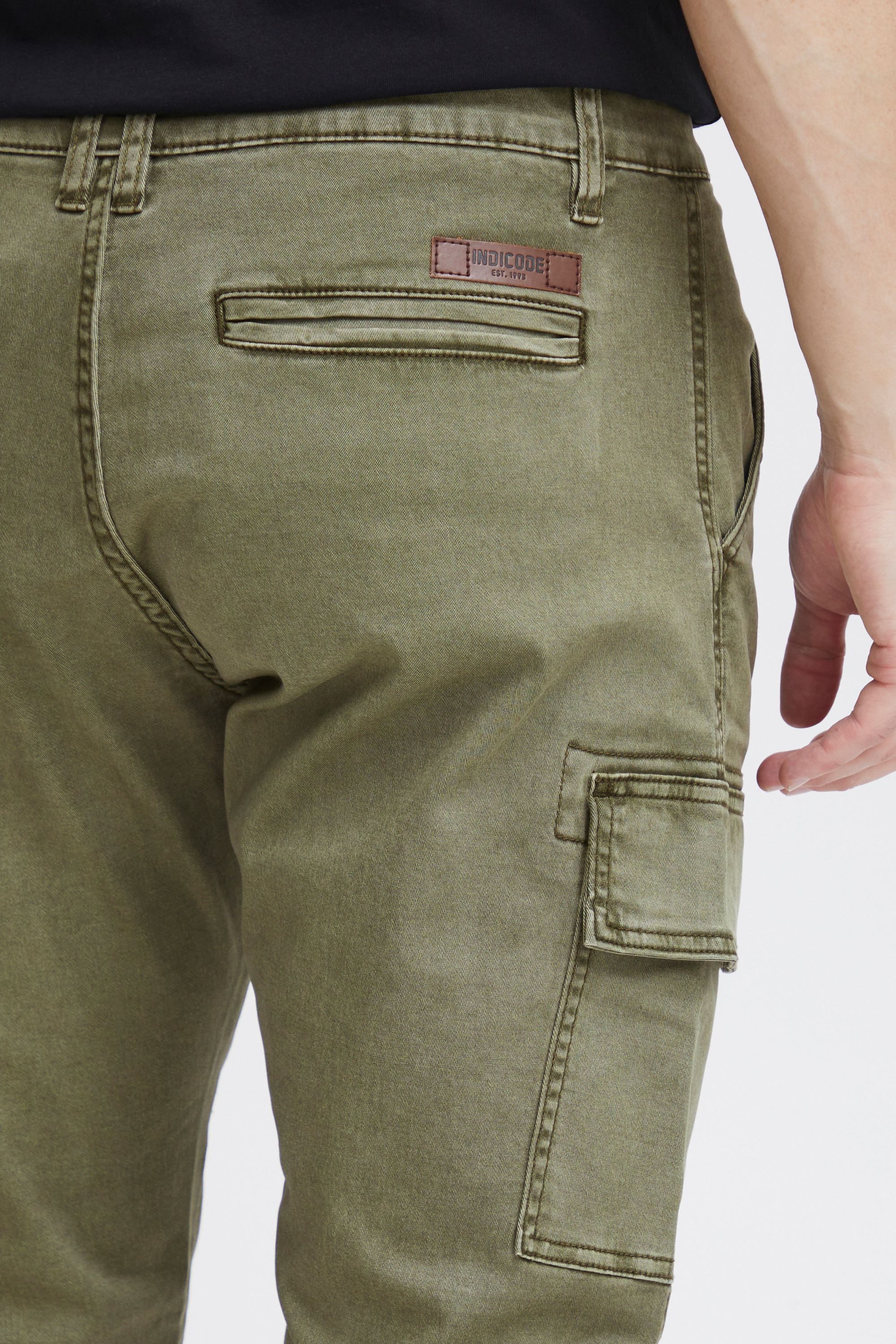 Indicode Cargohose IDBromfield Lange Hose mit elastischen Beinbündchen