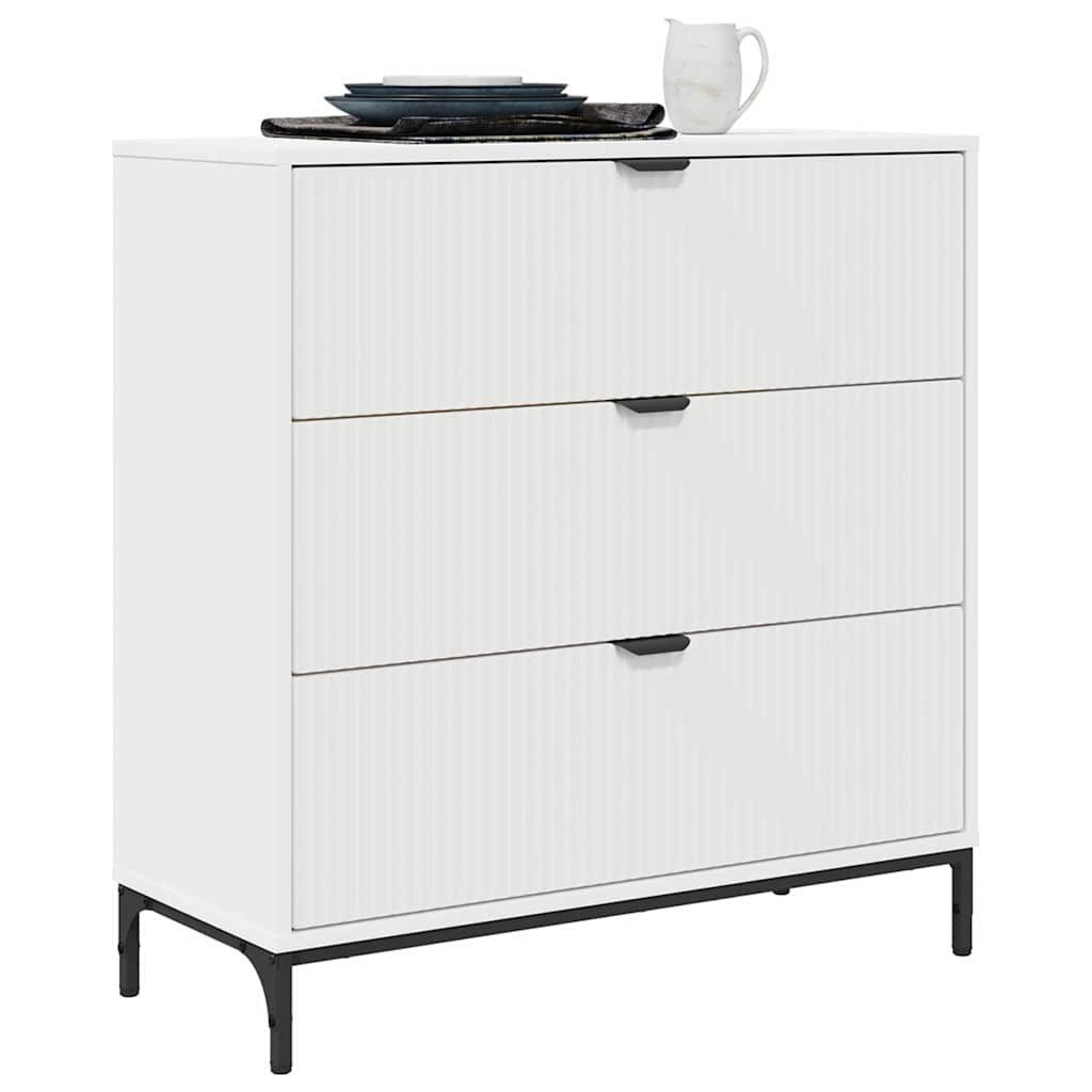 vidaXL Sideboard Sideboard mit Schubladen Weiß günstig online kaufen
