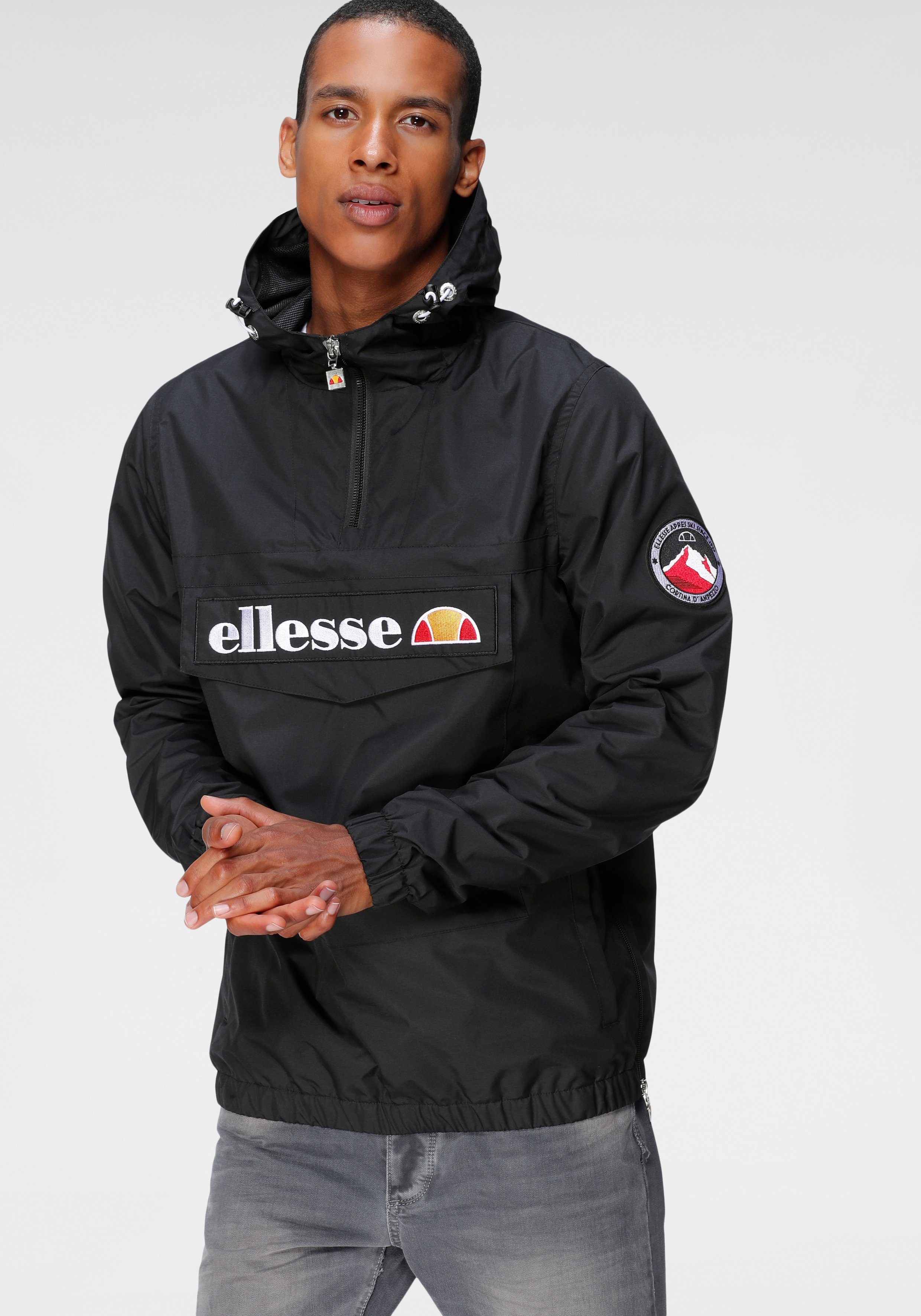 Ellesse Windbreaker MONT JACKET schwarz 2