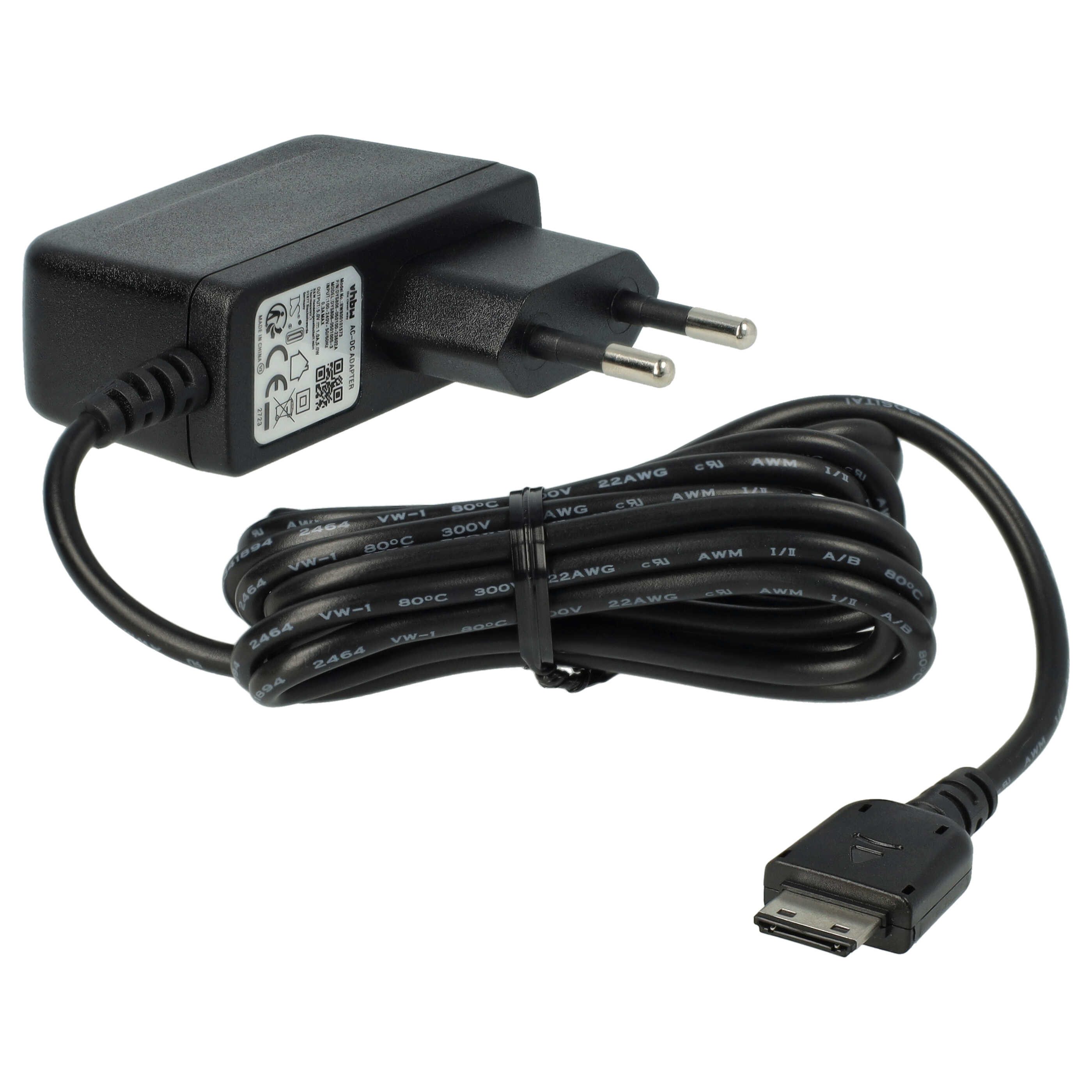 vhbw passend für Samsung GT-C3060, GT-C6112, GT-C6712, G600, G800, Handy-Netzteile (Flach)