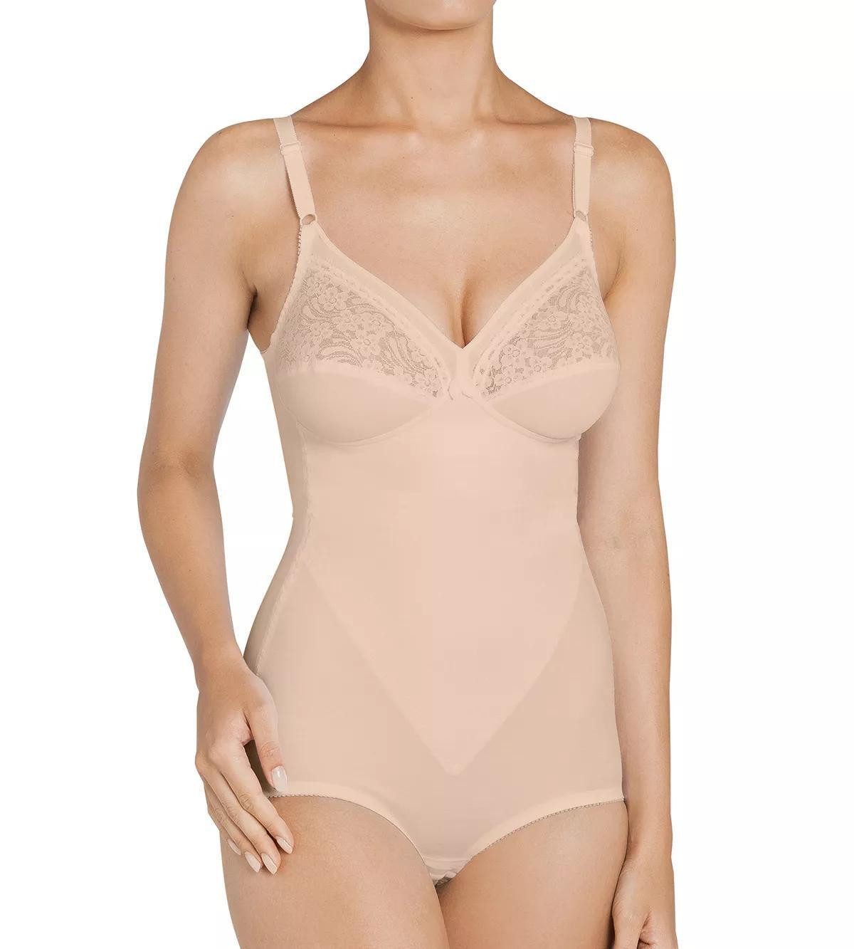 Triumph Miederbody Formfit BS X florale Spitze, runder Rückenausschnitt, tiefer V-Ausschnitt