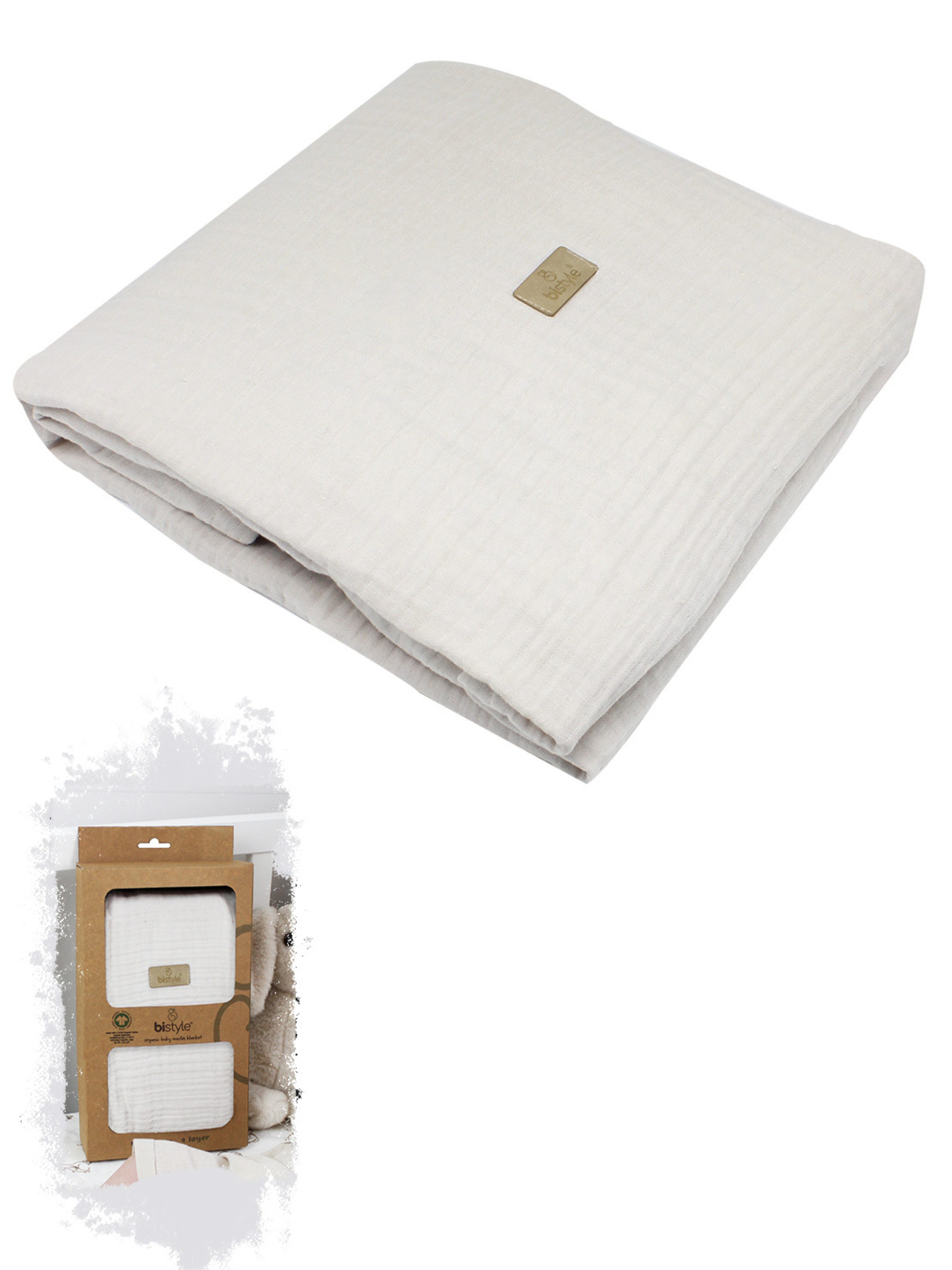 Babydecke Musselin-Decke 4 lagig 120x120, Weiche günstig online kaufen