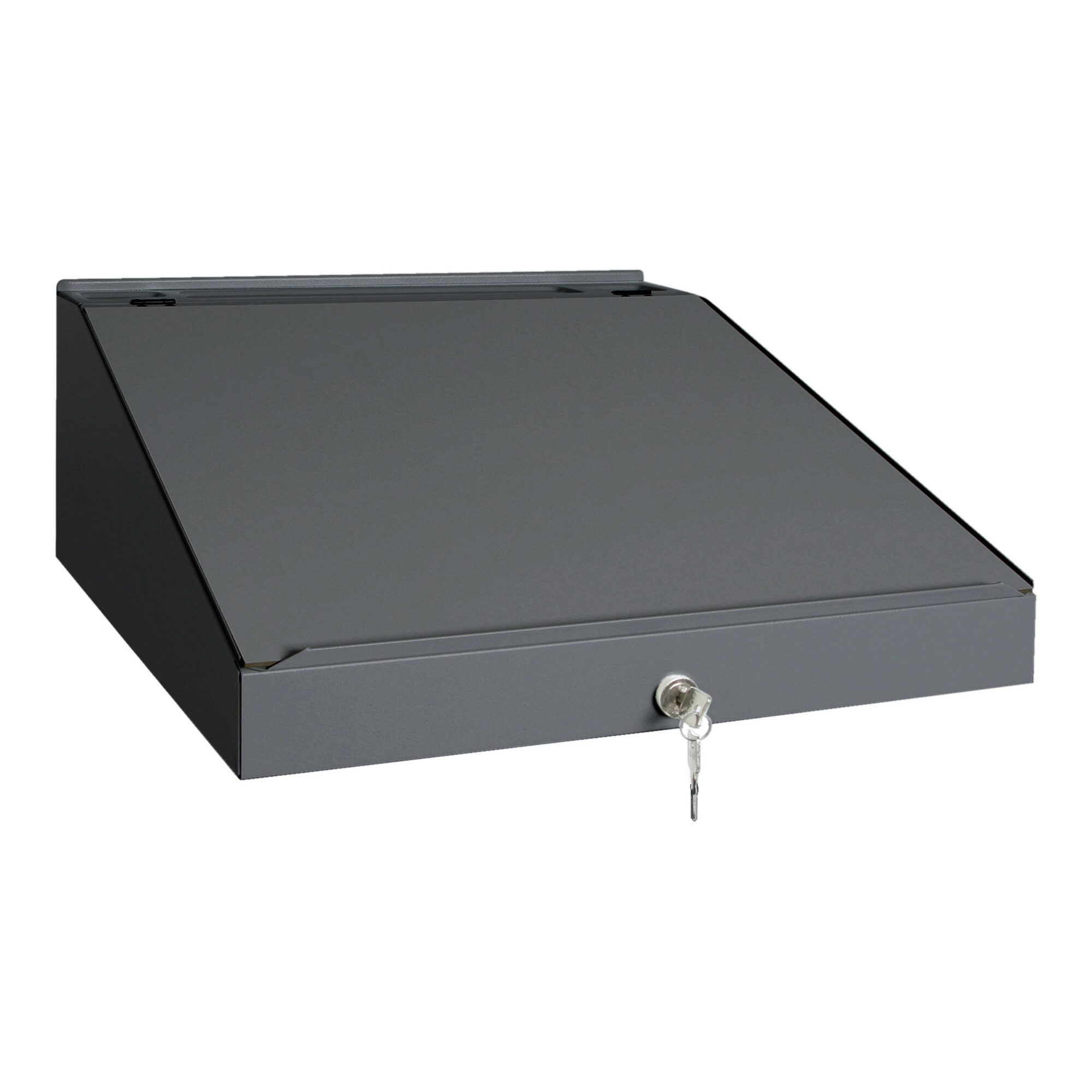 Stumpf Metall GmbH Moderationskoffer Stumpf Schreibpultaufsatz 3000, für Schränke m. 1000x500x500 mm (HxBxT