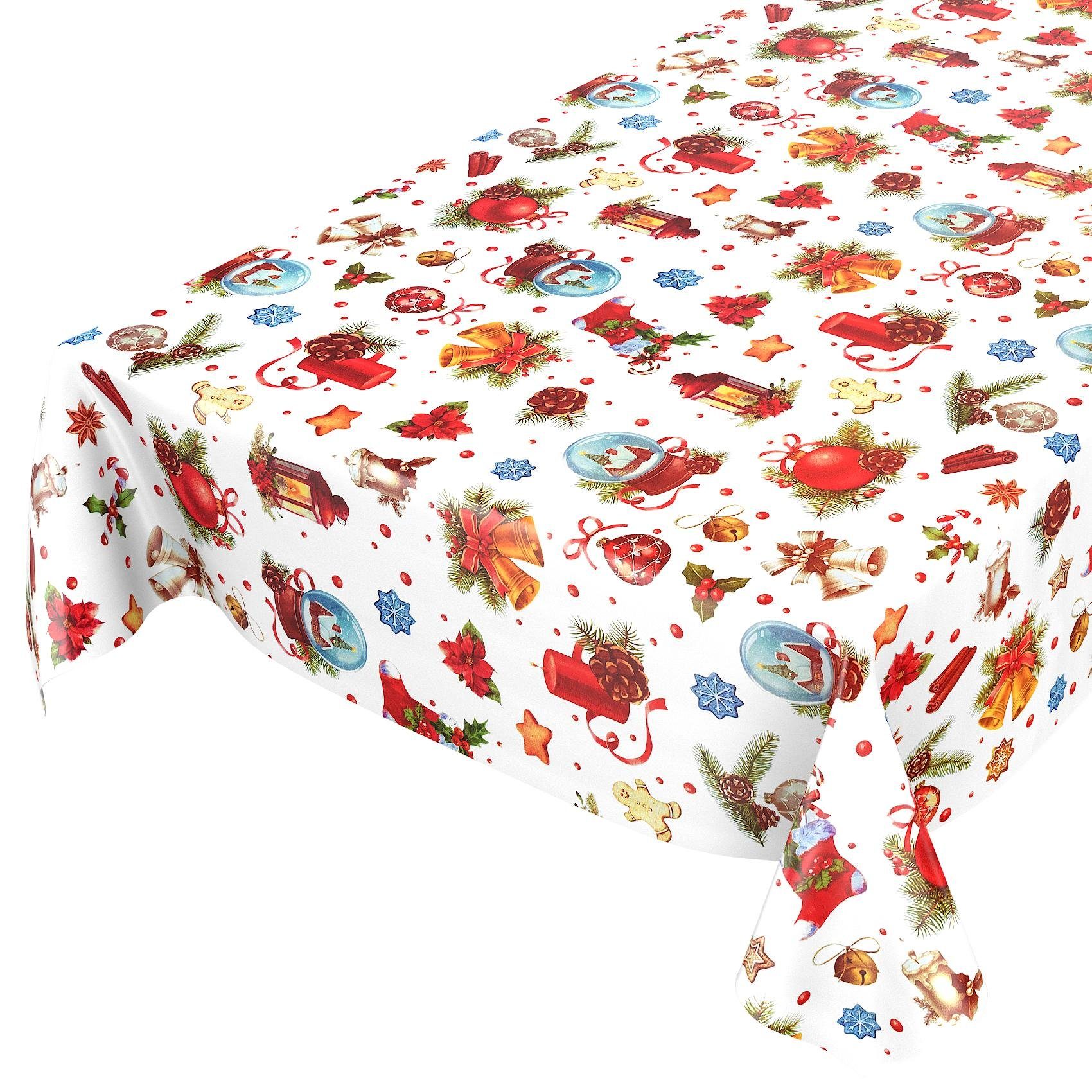 ANRO Tischdecke Wachstuchtischdecke Gartentischdecke Wachstischdecke (Einze günstig online kaufen